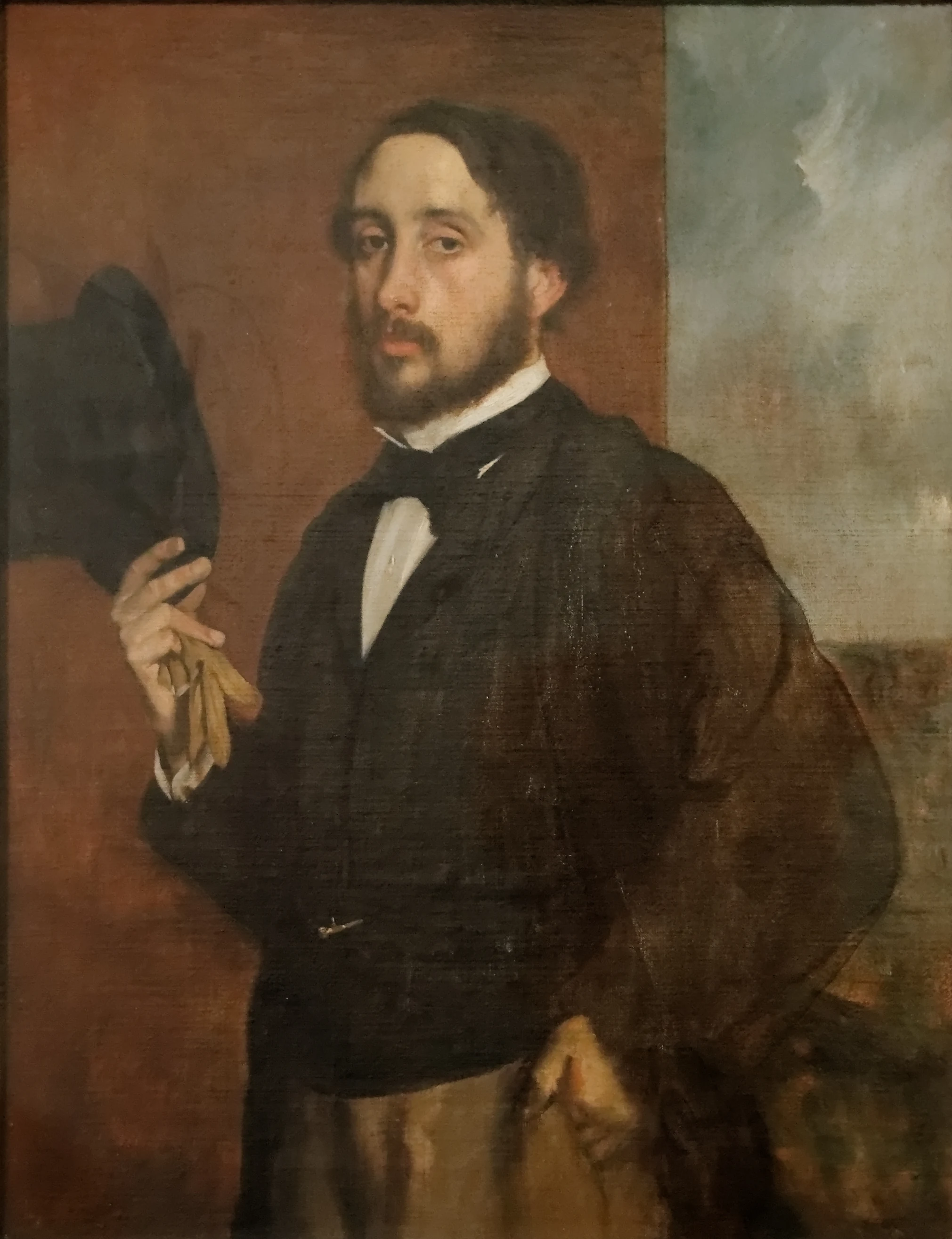 Degas saluant, Edgar Degas