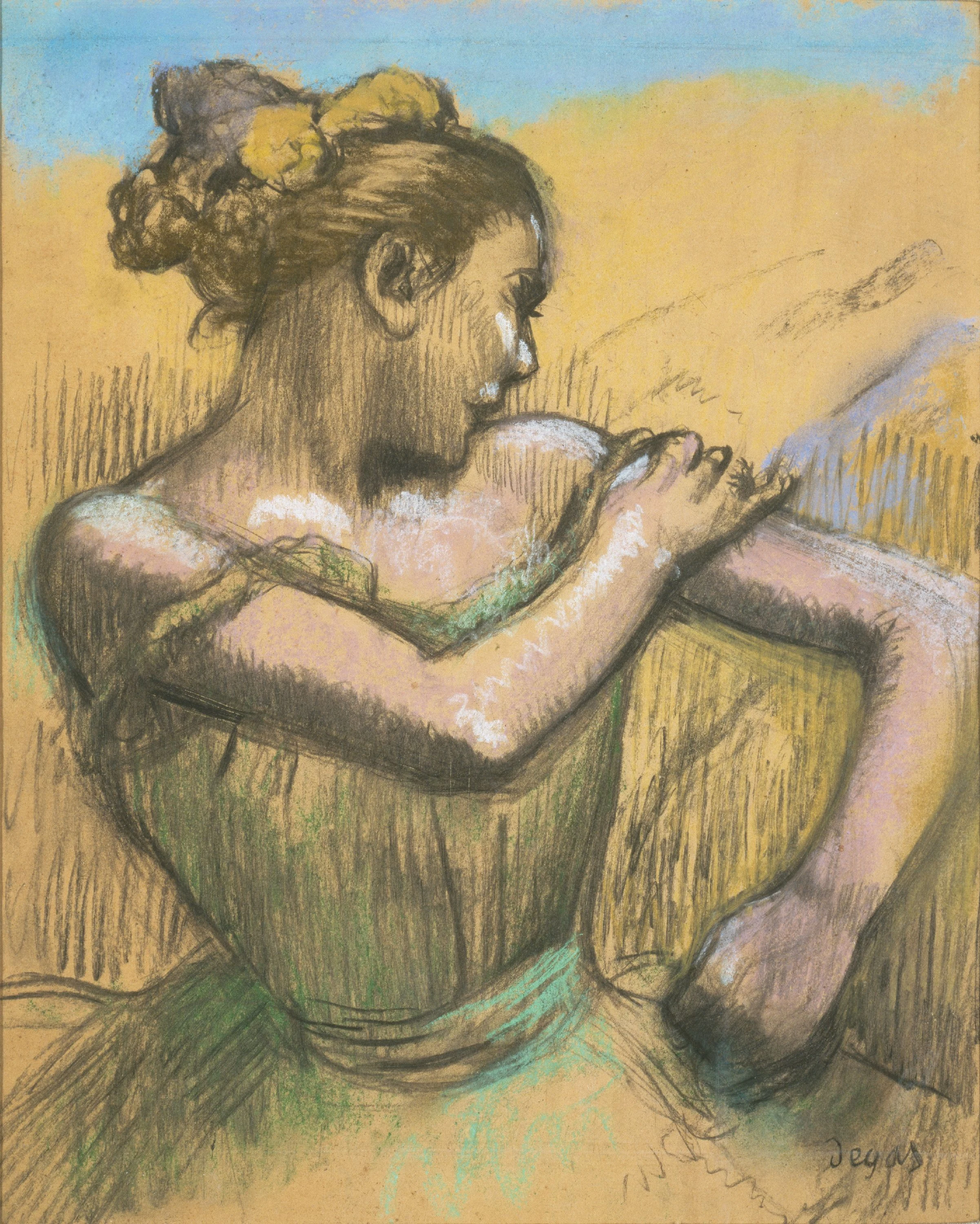 Étude de Danseuse, Edgar Degas