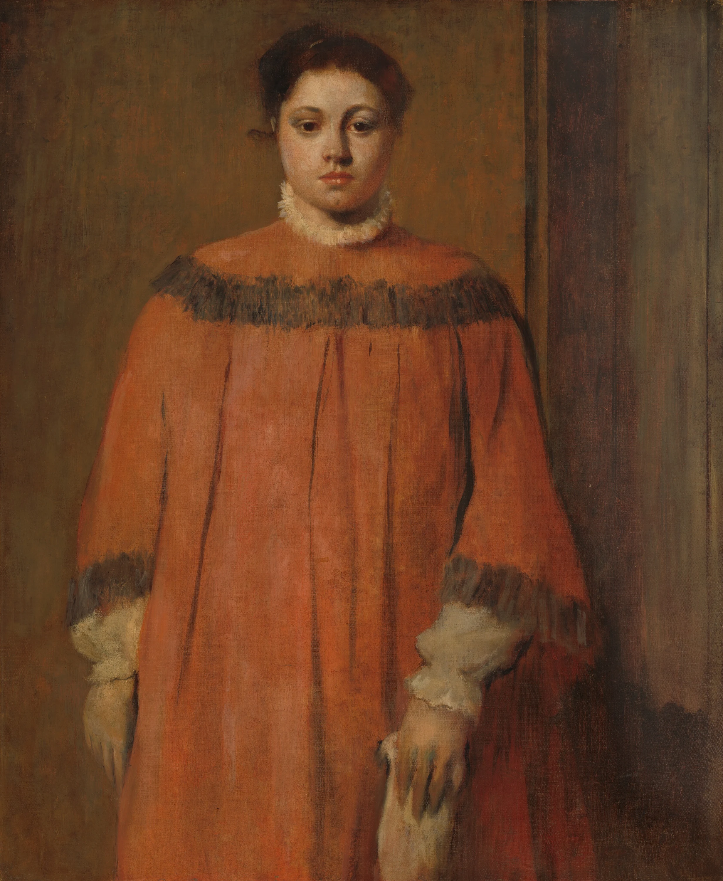 Girl in Red, Edgar Degas