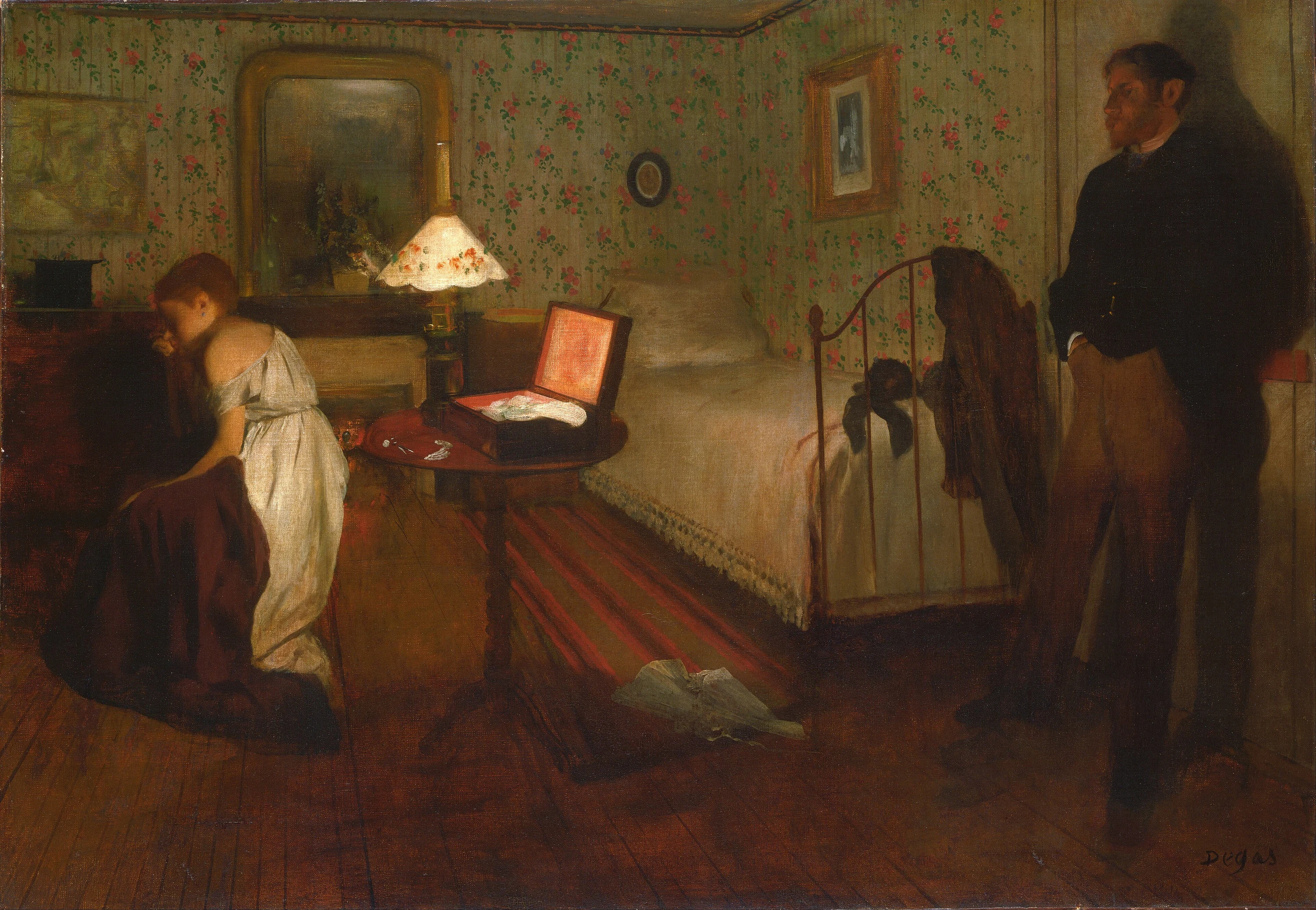 Intérieur, Edgar Degas