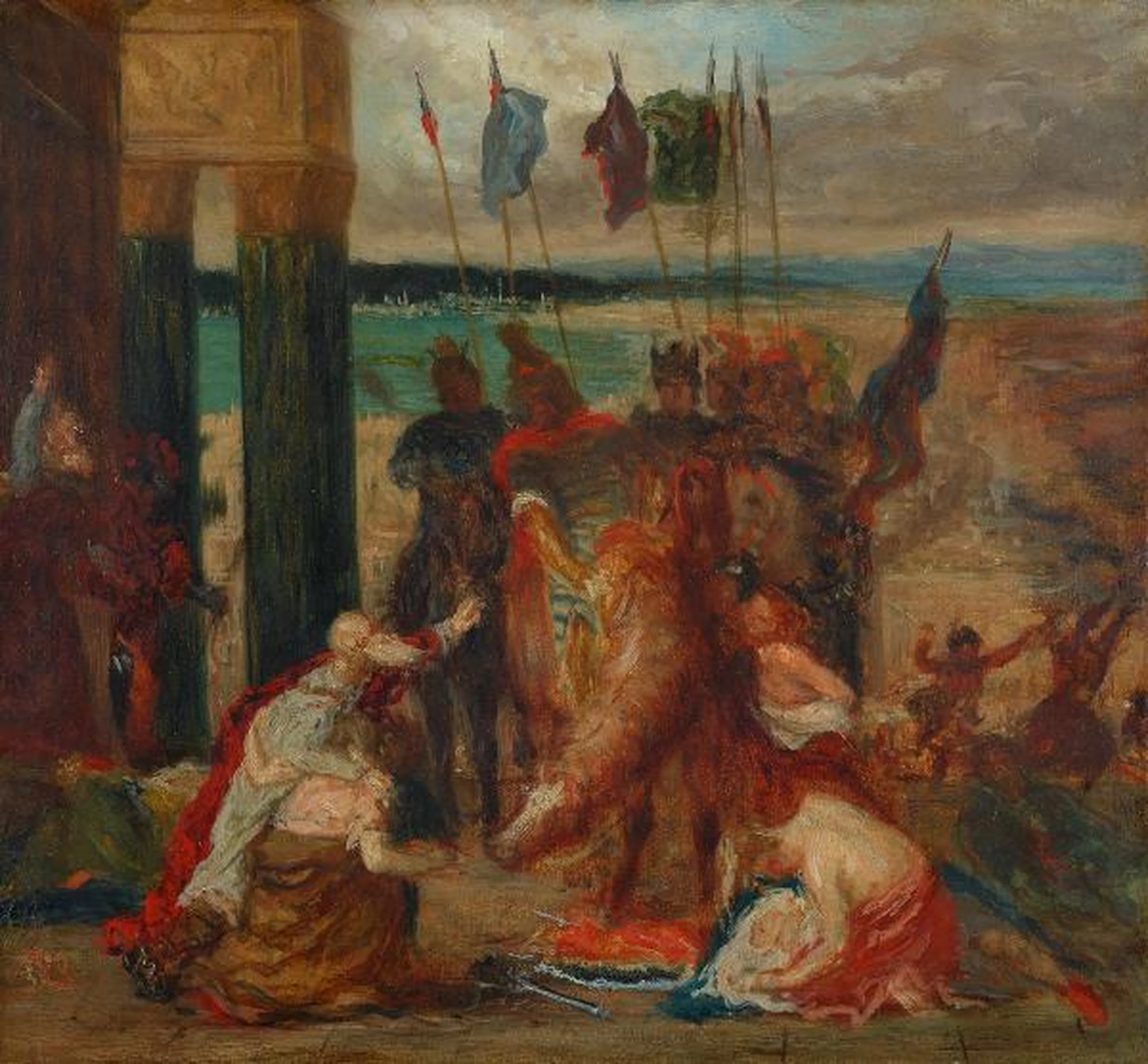 L'Entrée des croisés à Constantinople, Edgar Degas