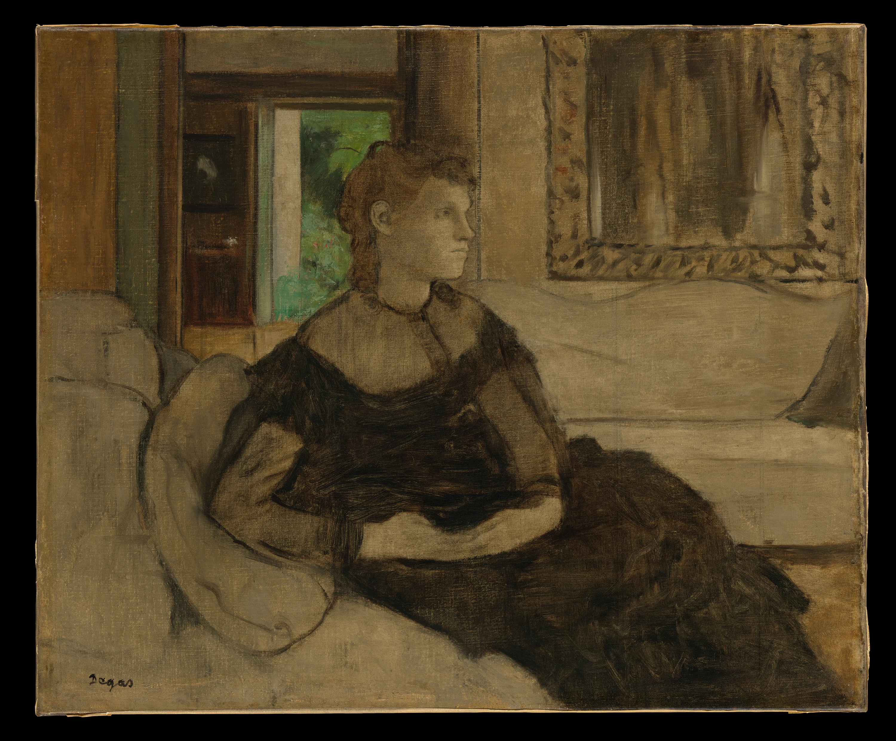 Madame Théodore Gobillard (Yves Morisot), Edgar Degas