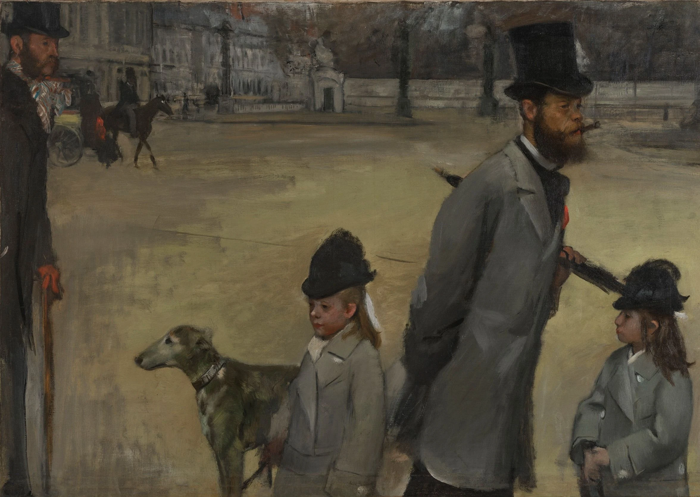 Place de la Concorde, Edgar Degas