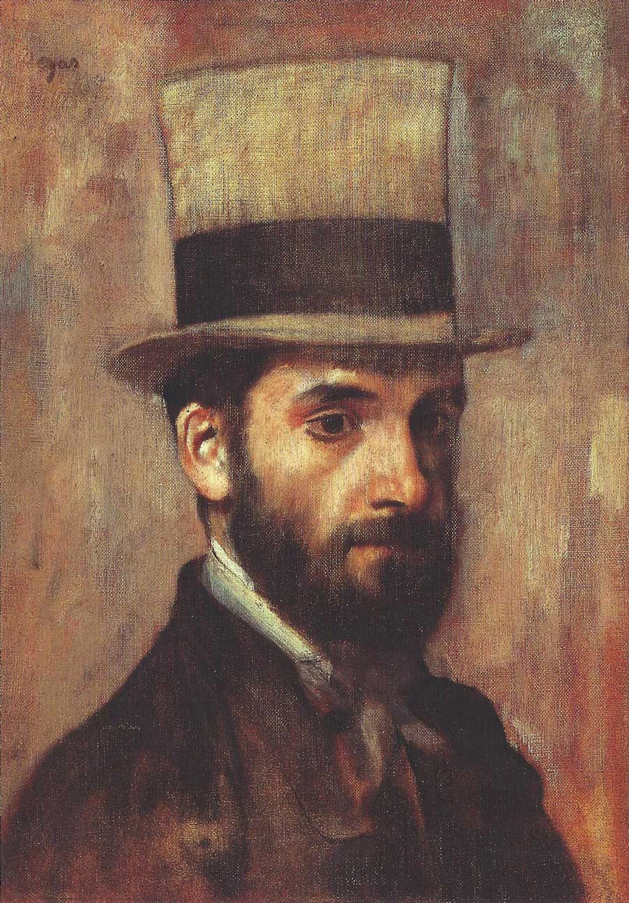 Portrait de Léon Bonnat, Edgar Degas