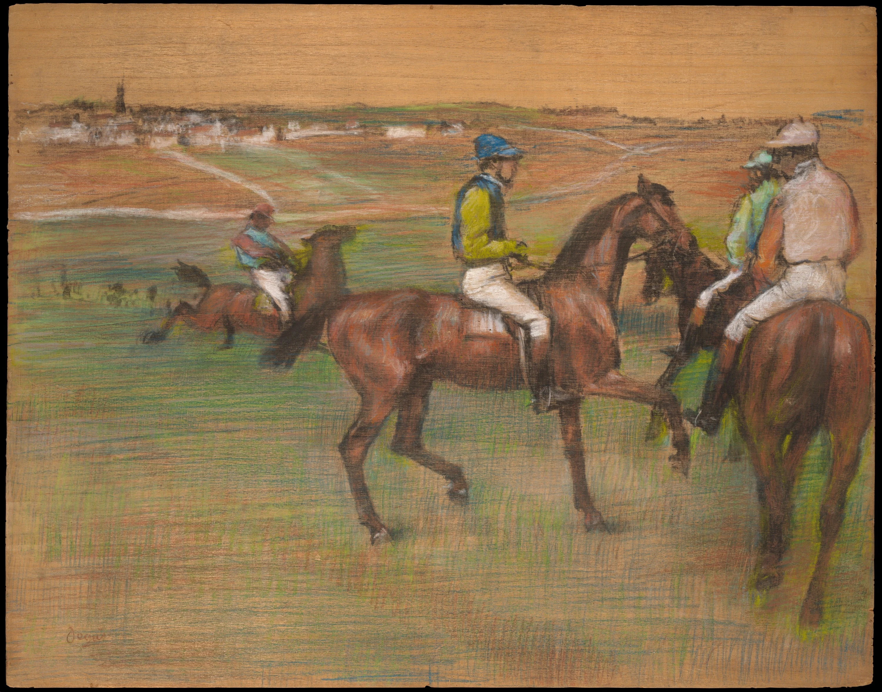 Race Horses, Edgar Degas