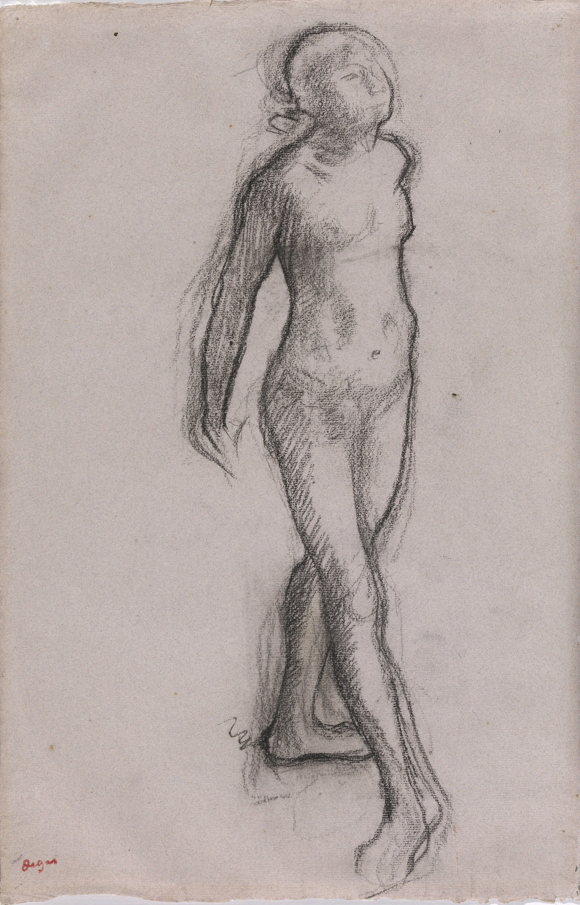 Study of a Nude Dancer, Edgar Degas