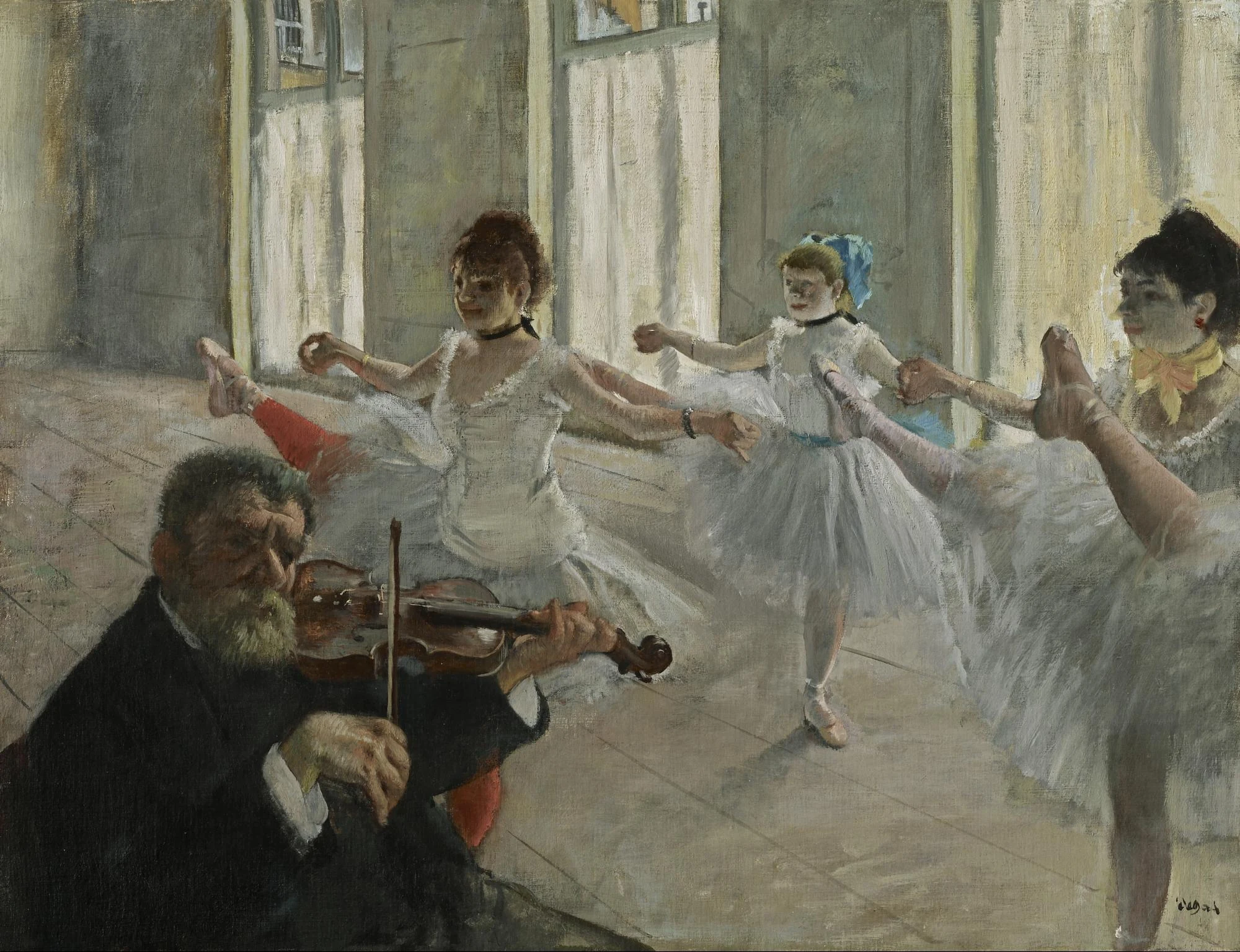 The Rehearsal, Edgar Degas