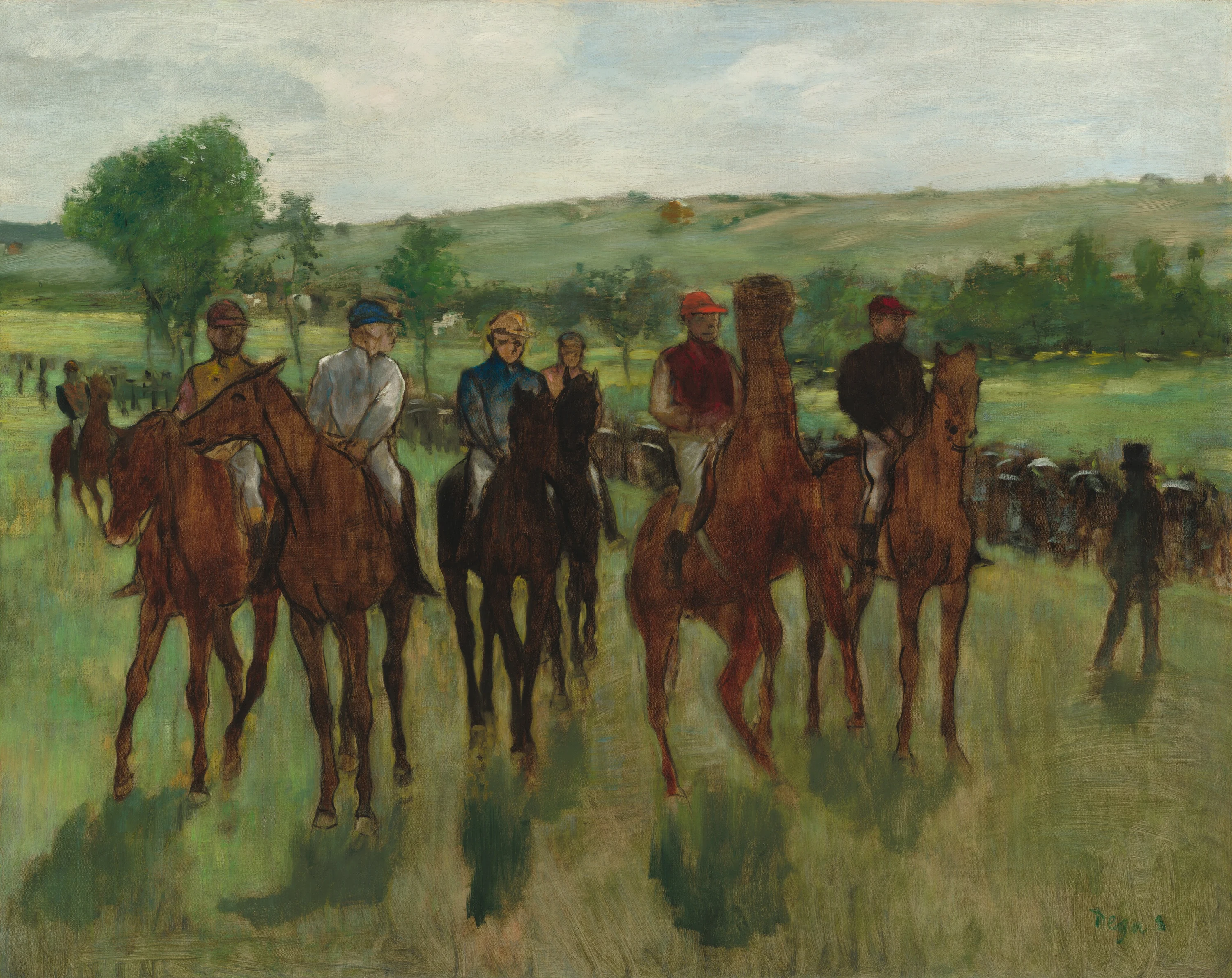 The Riders, Edgar Degas