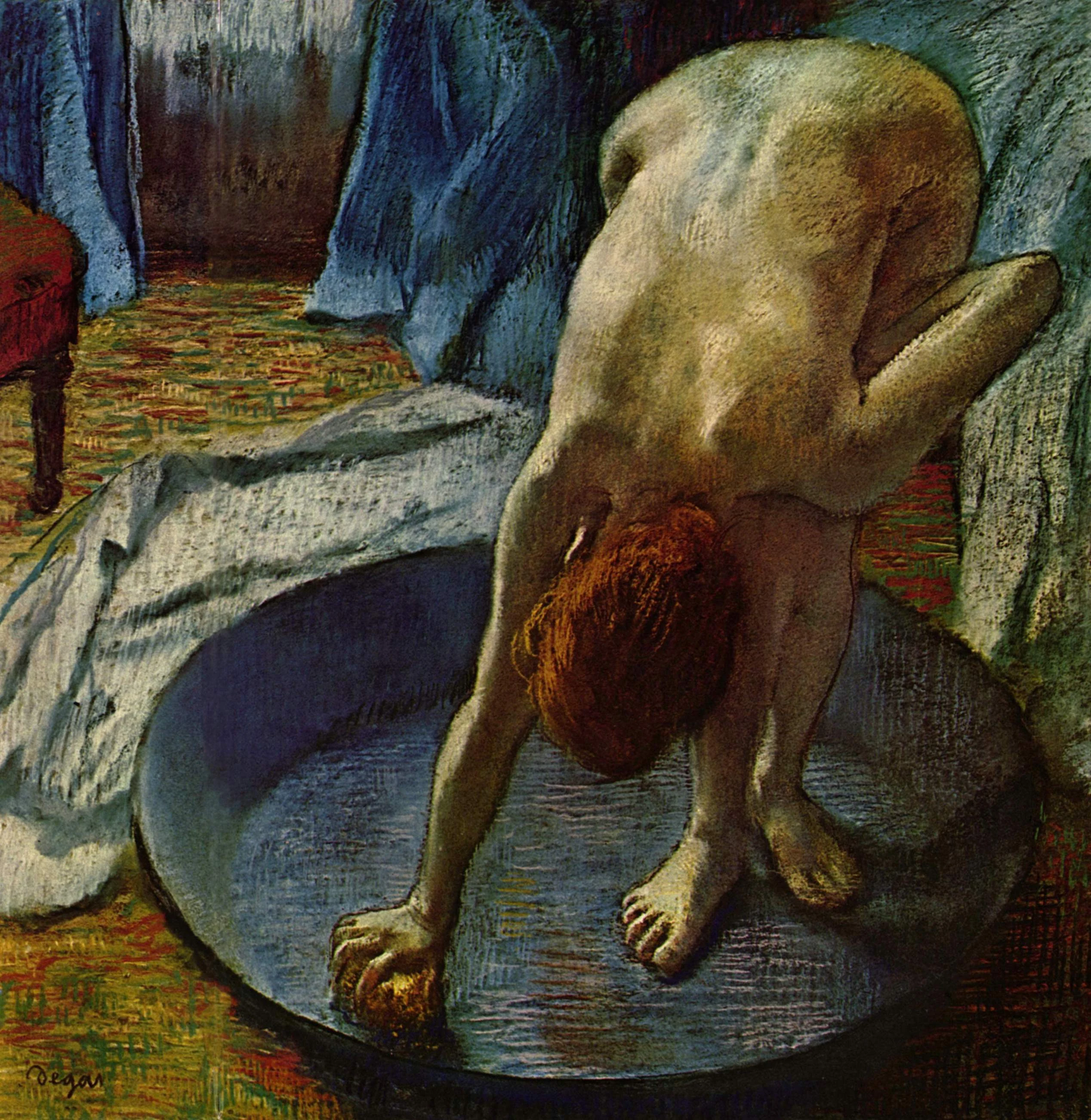The Tub, Edgar Degas