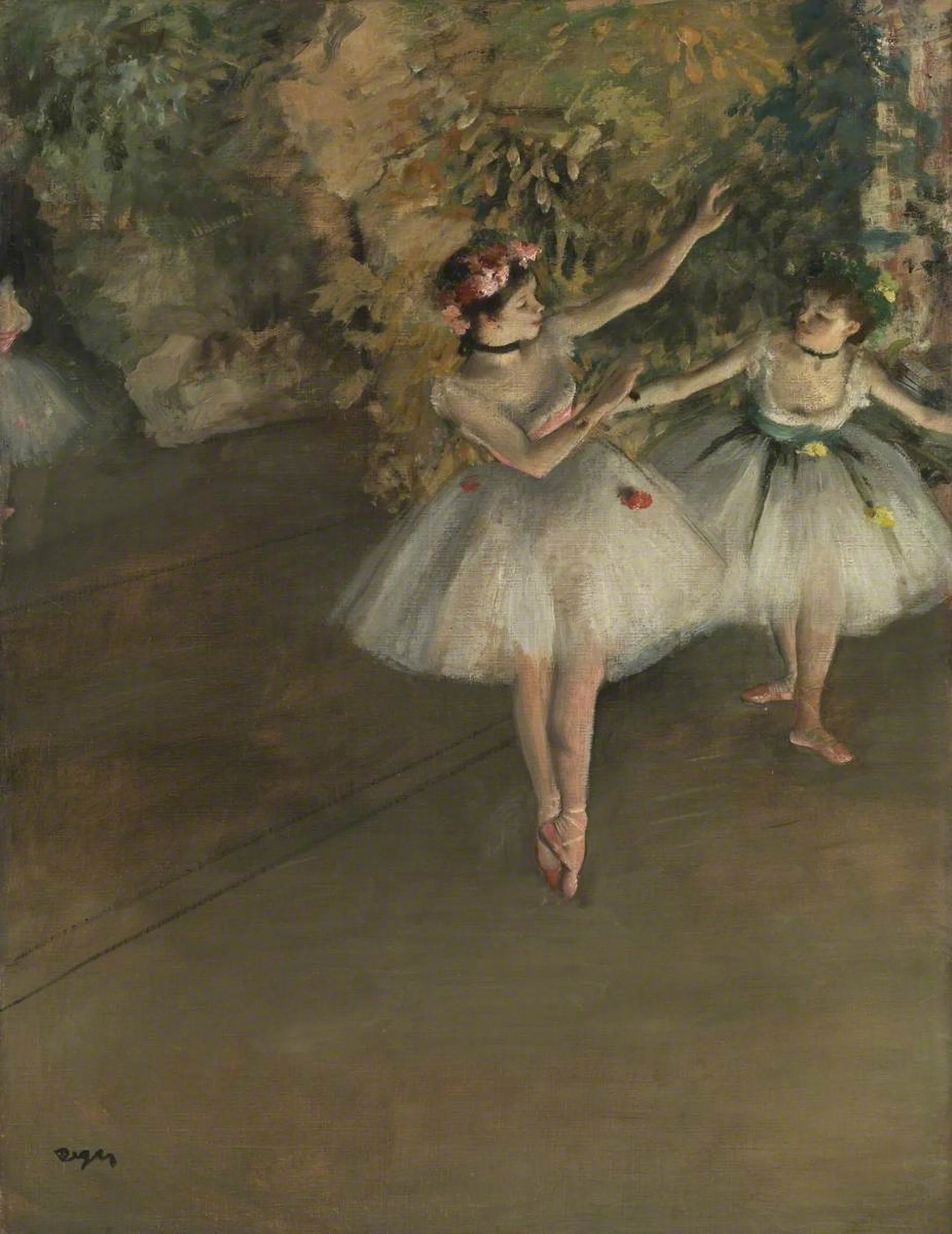 Two Dancers on a Stage, Edgar Degas