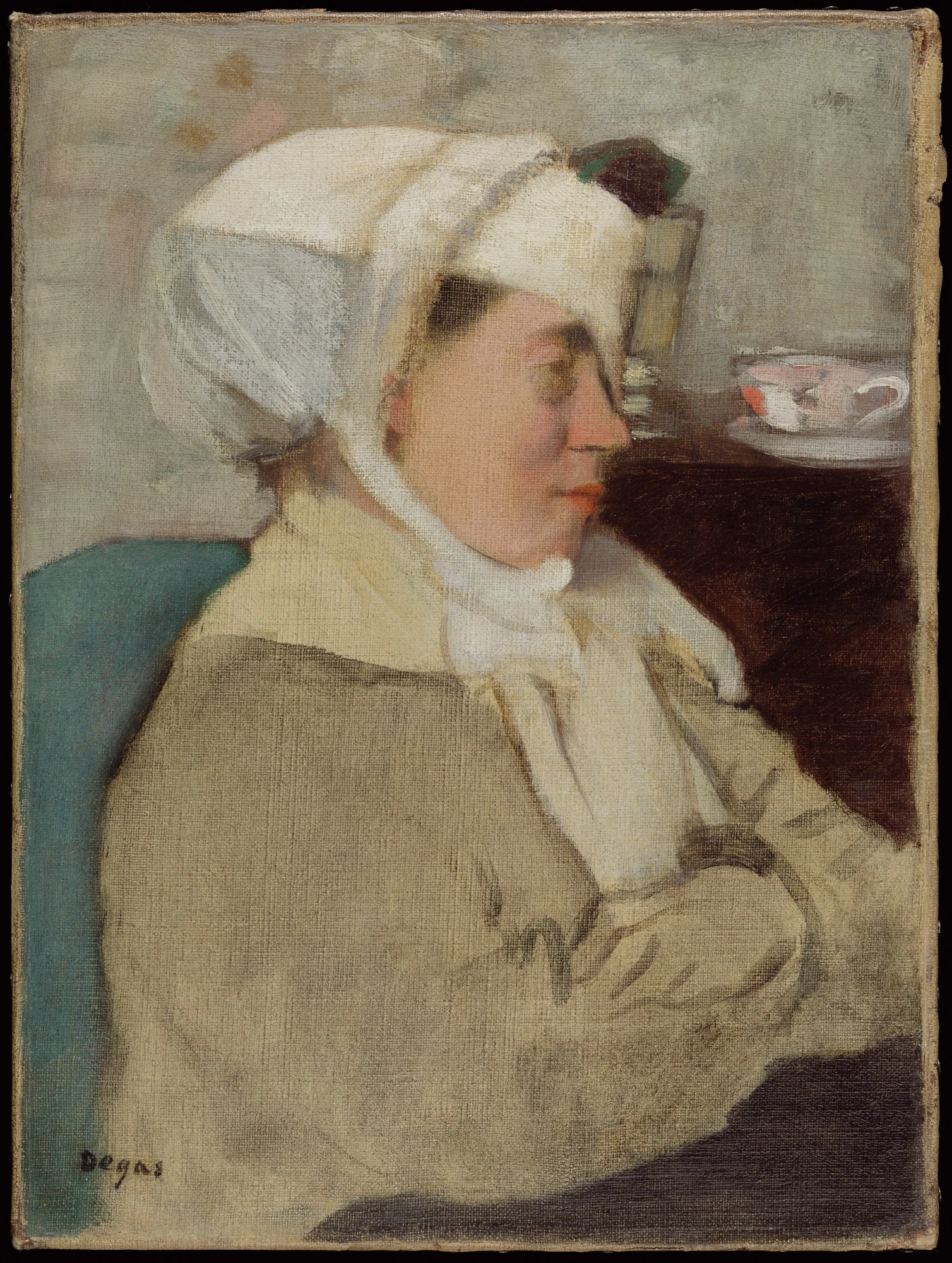 Woman with a Bandage, Edgar Degas