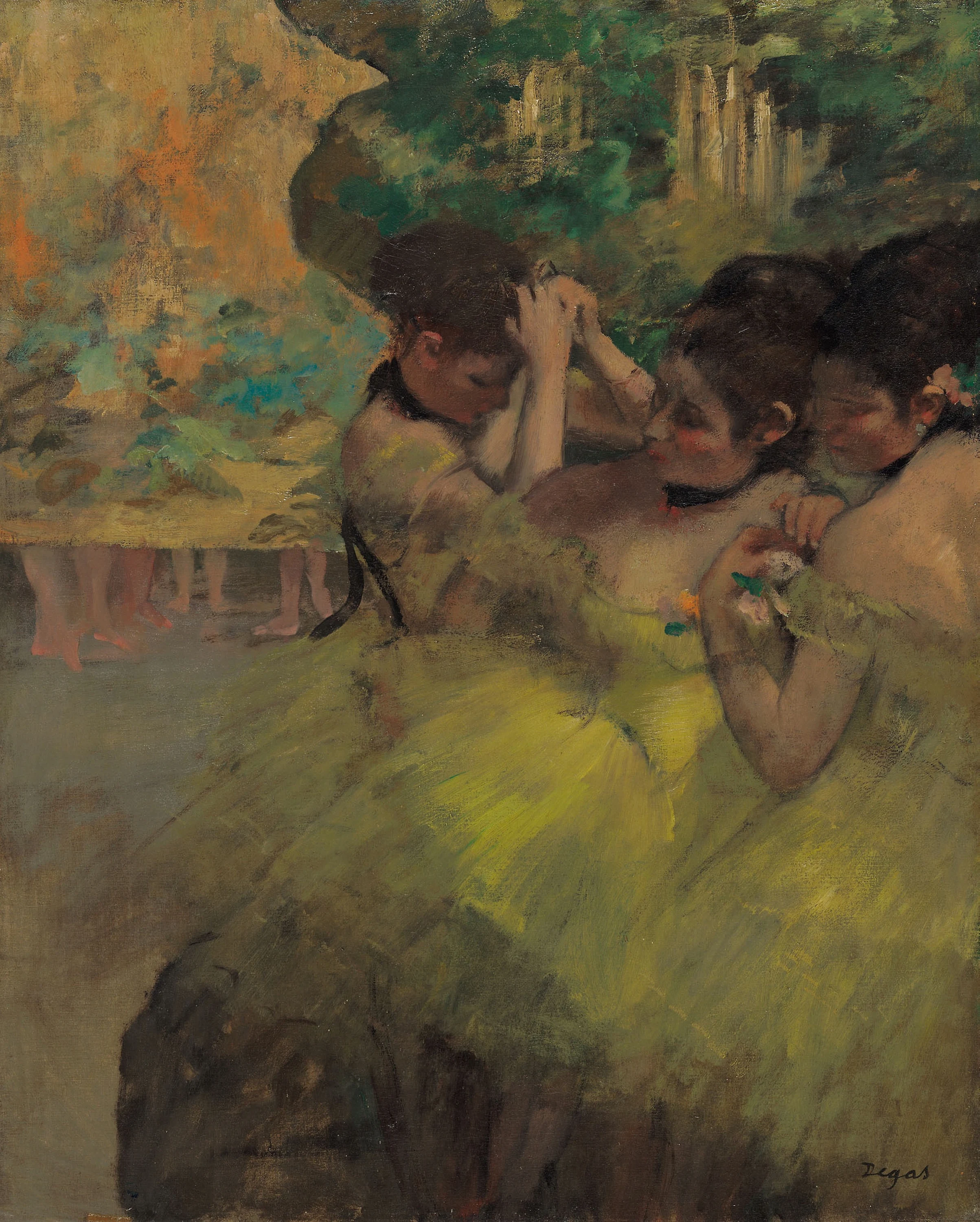 Yellow Dancers (In the Wings), Edgar Degas