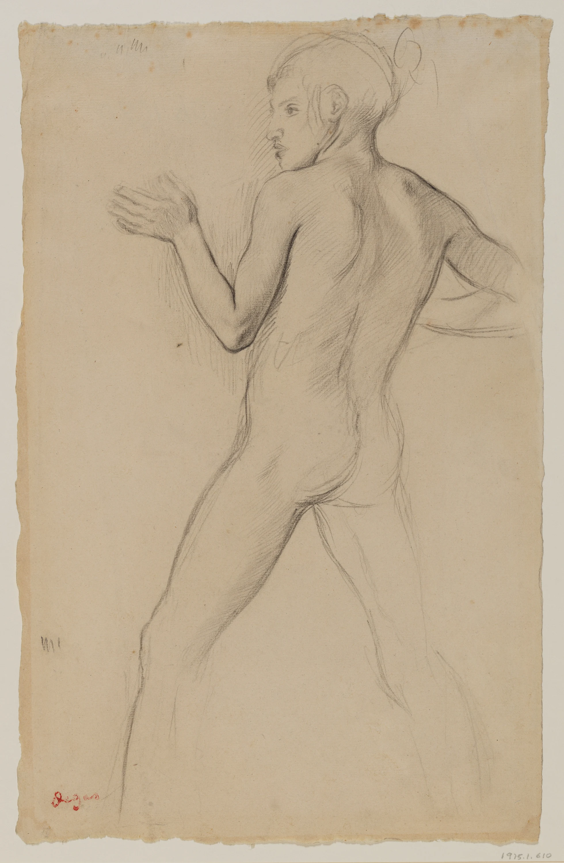 Youth in an Attitude of Defense, Edgar Degas