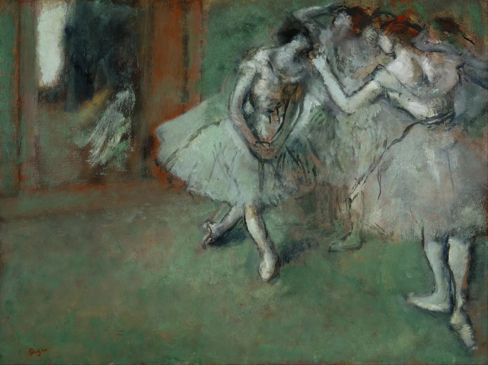 A Group of Dancers, Edgar Degas