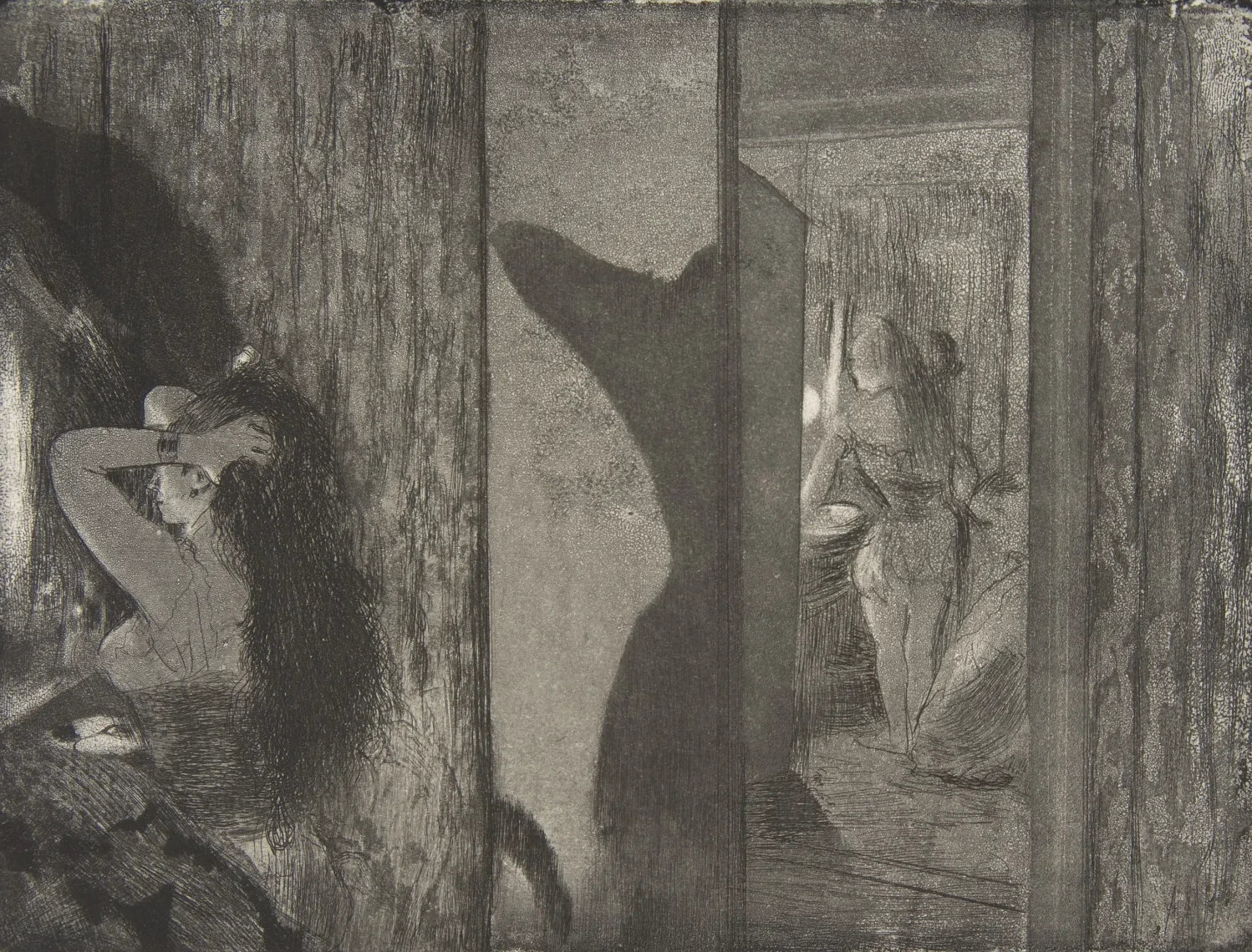 Actresses in Their Dressing Rooms, Edgar Degas