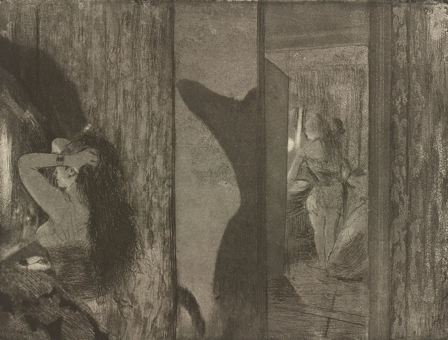 Actresses in Their Dressing Rooms, Edgar Degas