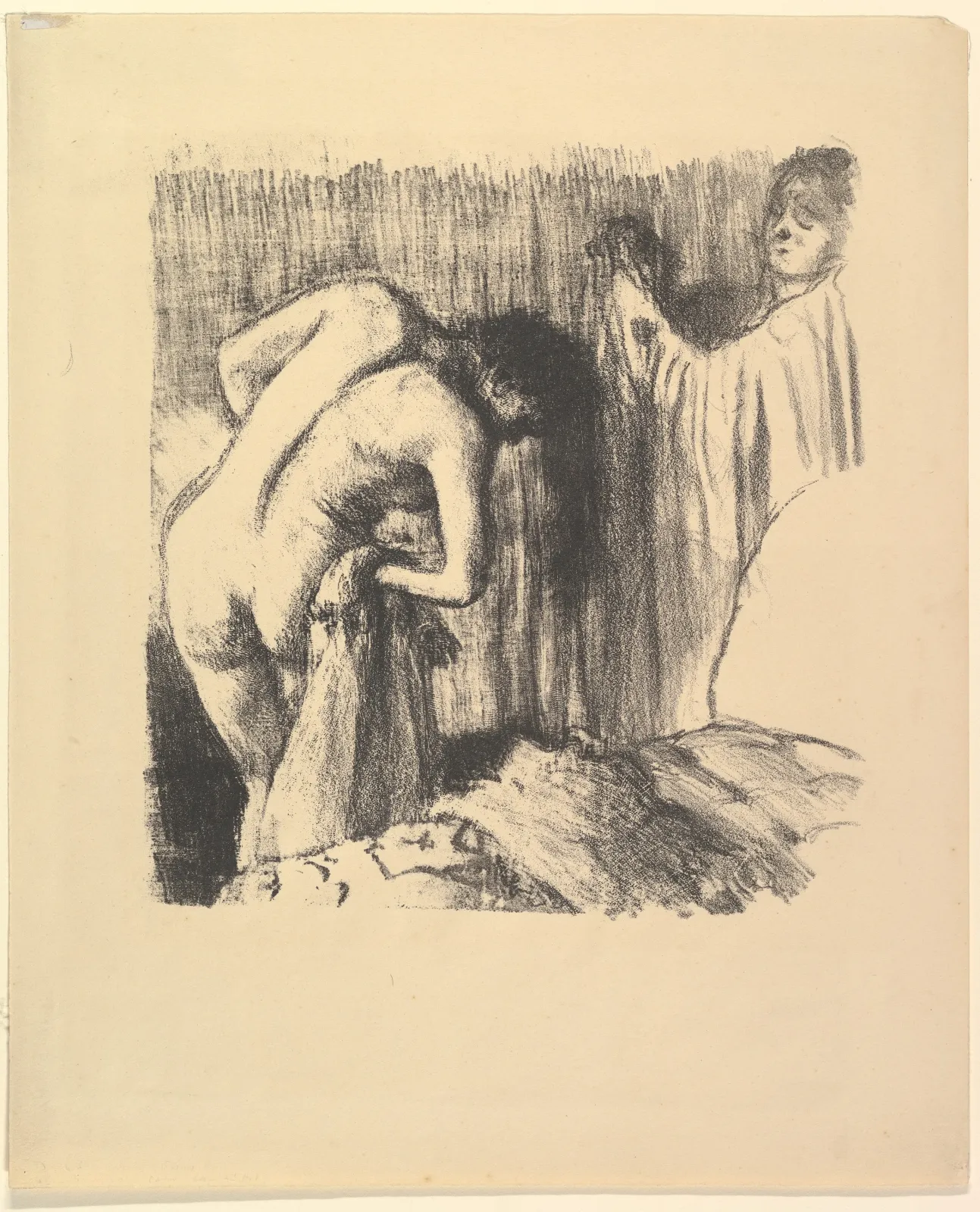 After the Bath III, Edgar Degas