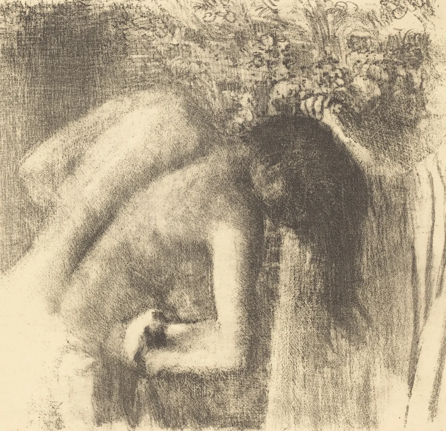 After the Bath (La sortie du bain (Grand planche)), Edgar Degas