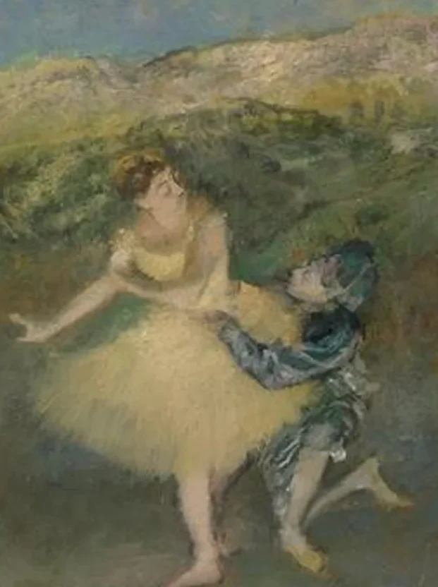 Arlequin et Colombine, Edgar Degas