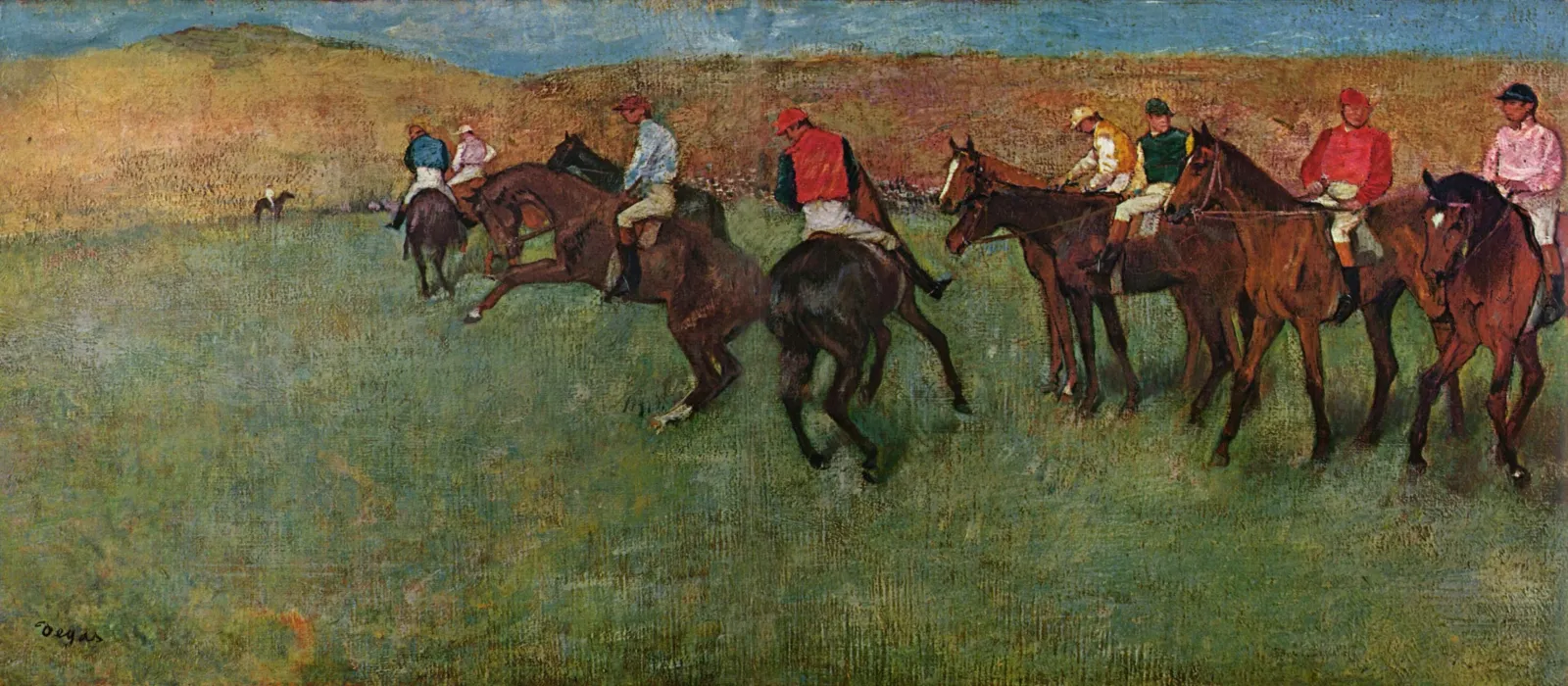 At the Races: Before the Start, Edgar Degas