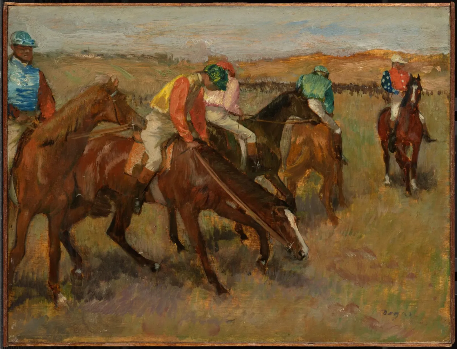 Avant la course, Edgar Degas