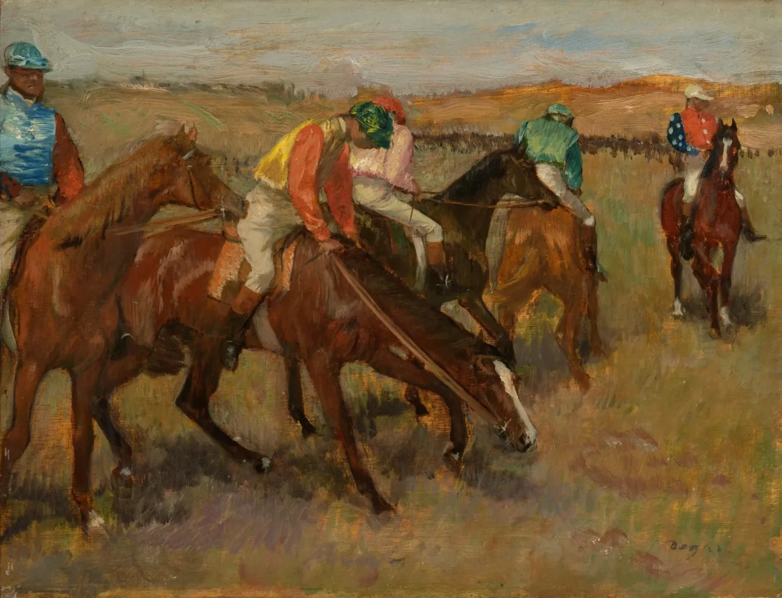 Avant la course, Edgar Degas