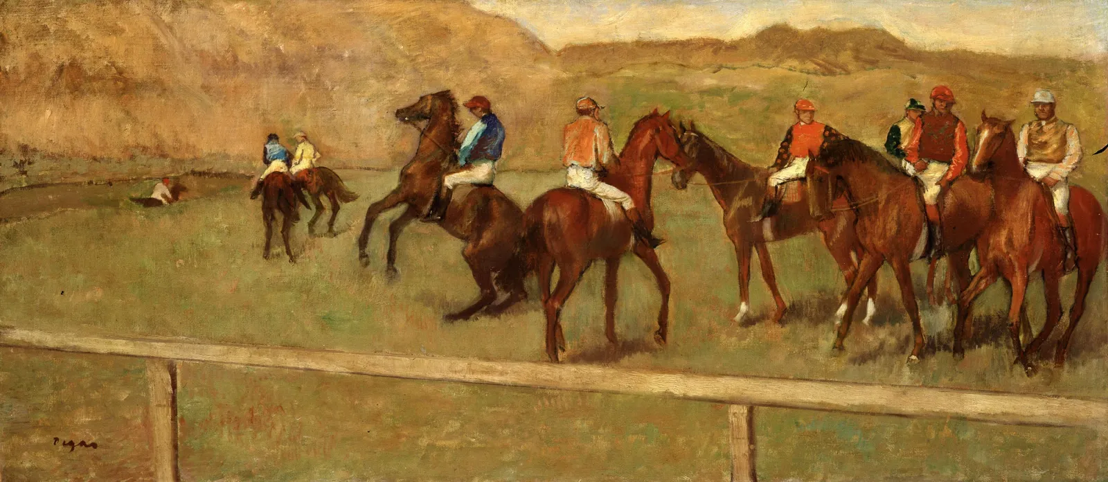 Avant le départ, Edgar Degas