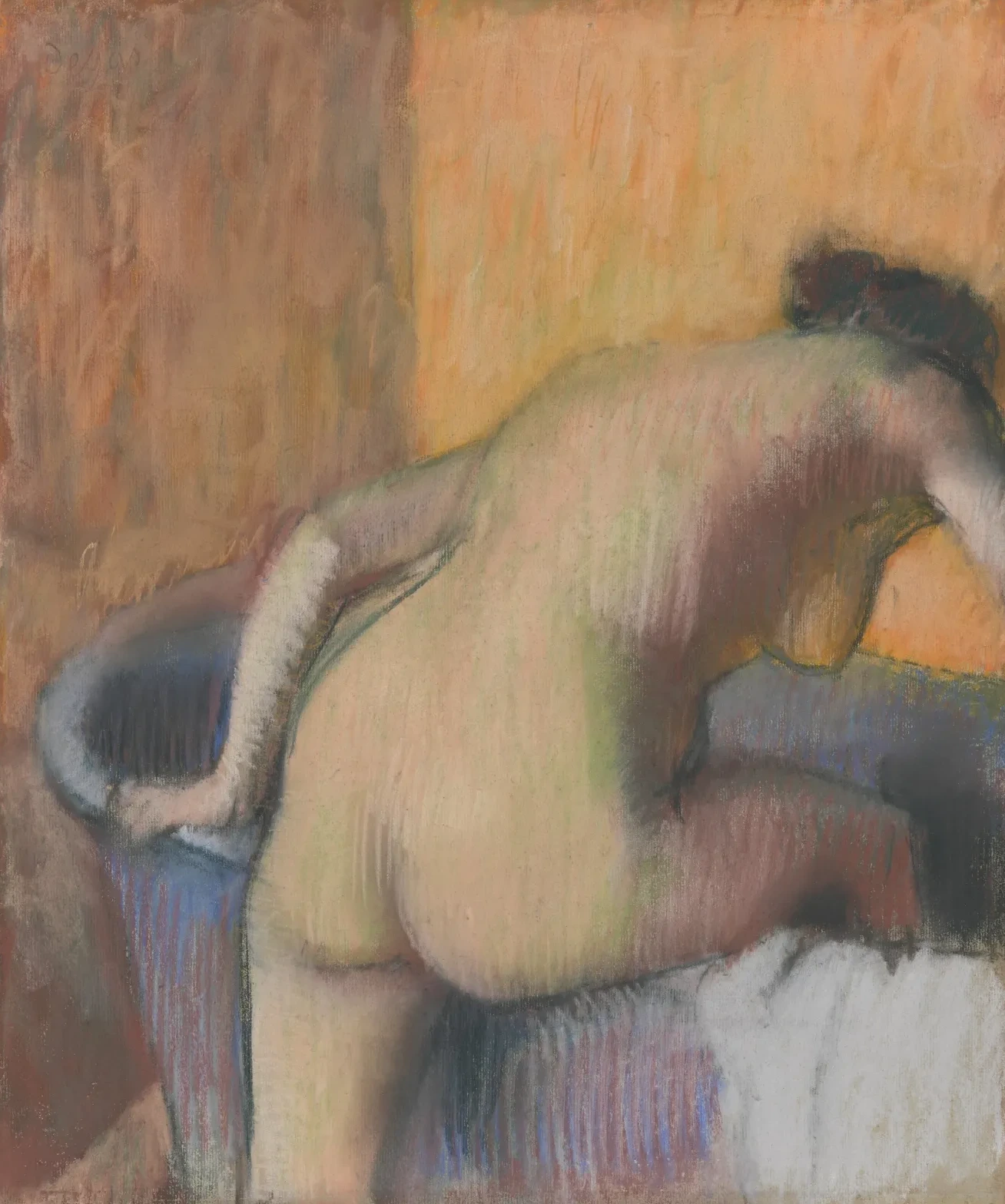 Bather Stepping into a Tub, Edgar Degas