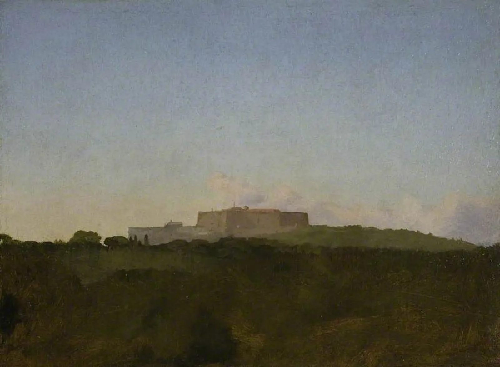 Château Sant’Elmo, depuis Capodimonte, Edgar Degas