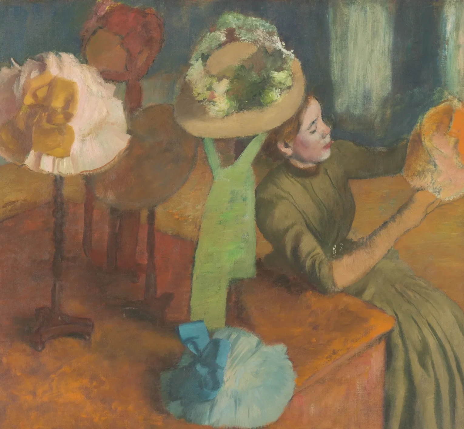 Chez la modiste, Edgar Degas