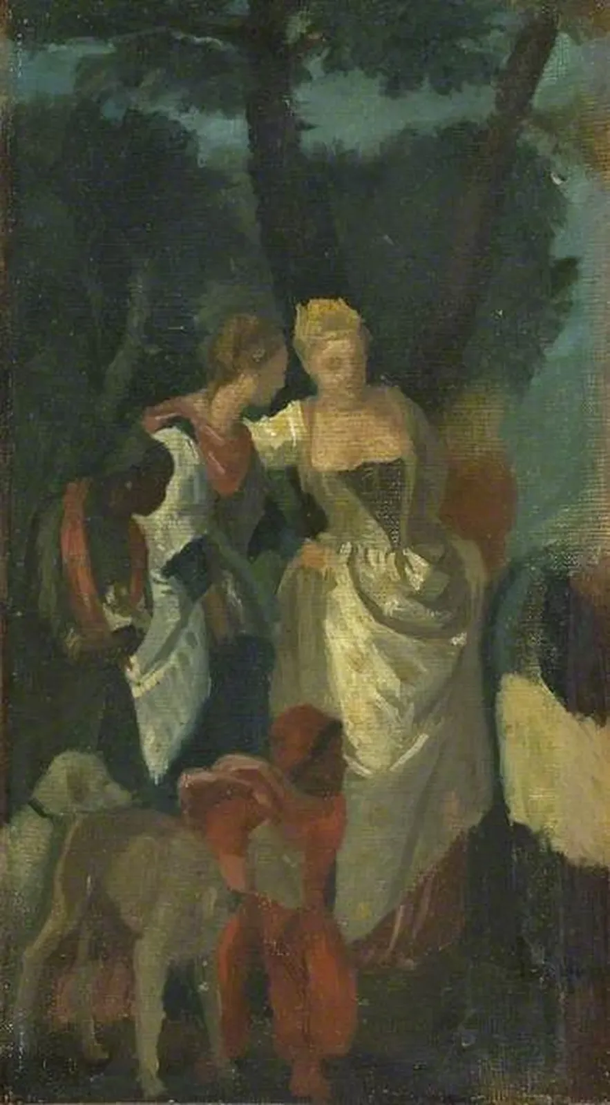 Copy after 'The Finding of Moses' by Veronese, Edgar Degas