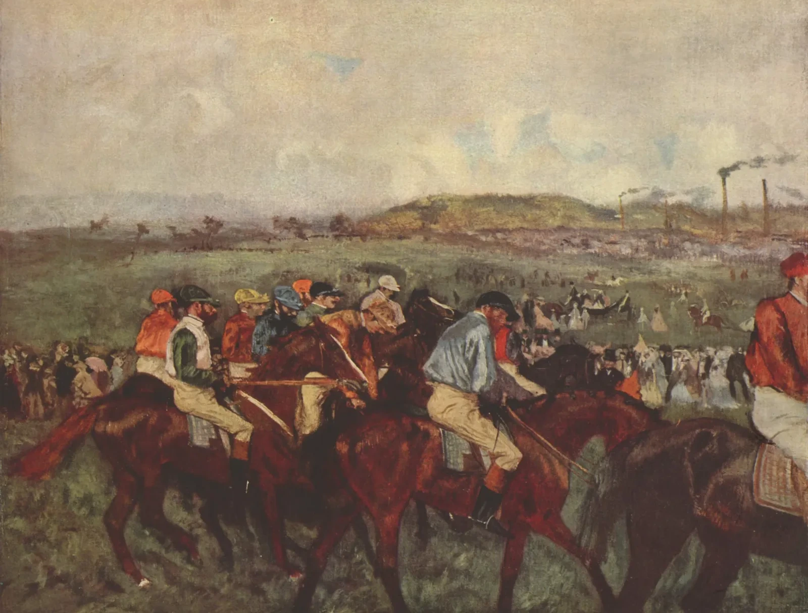 Course de gentlemen. Avant le départ, Edgar Degas