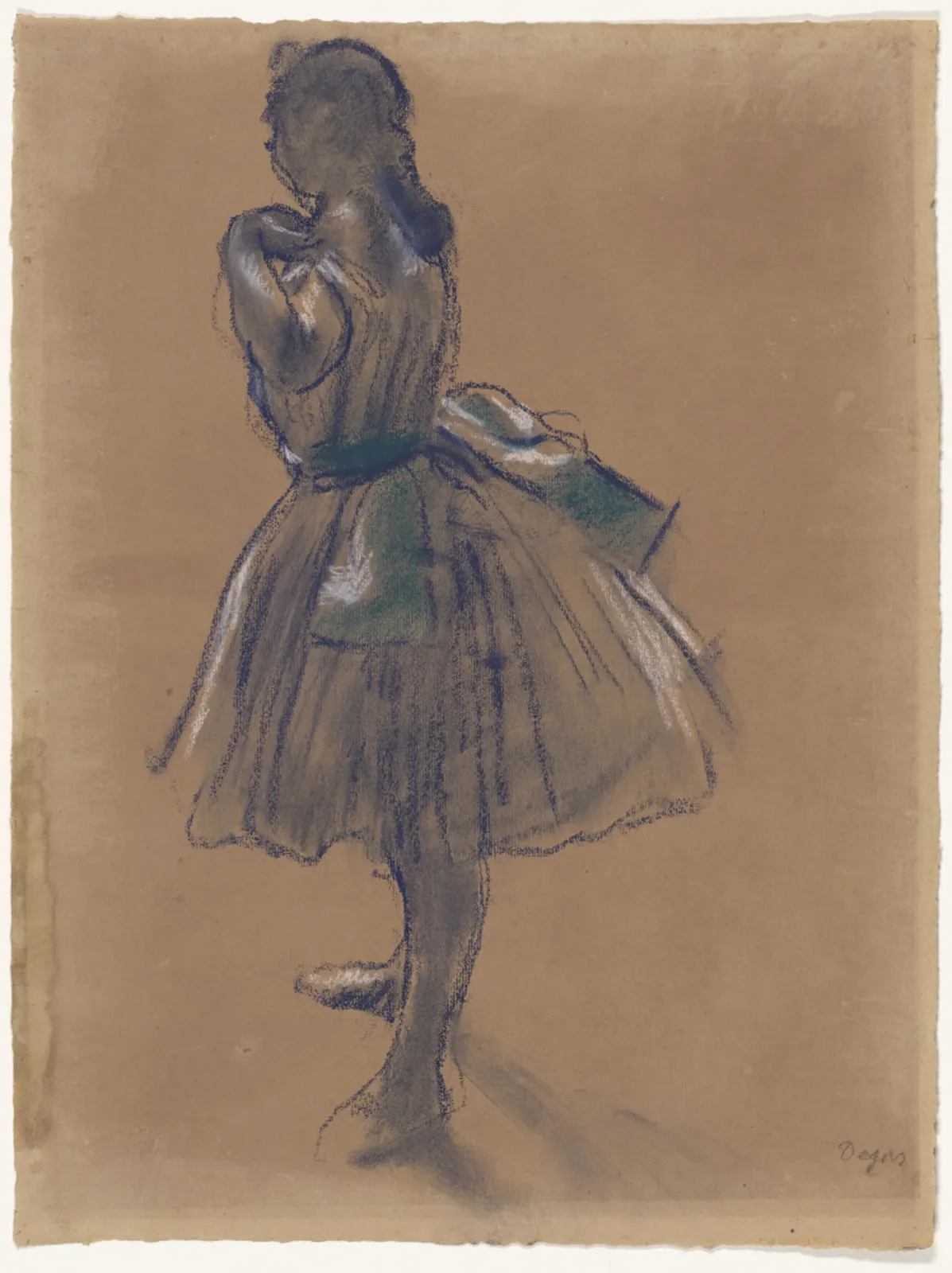 Dancer Adjusting Her Dress, Edgar Degas