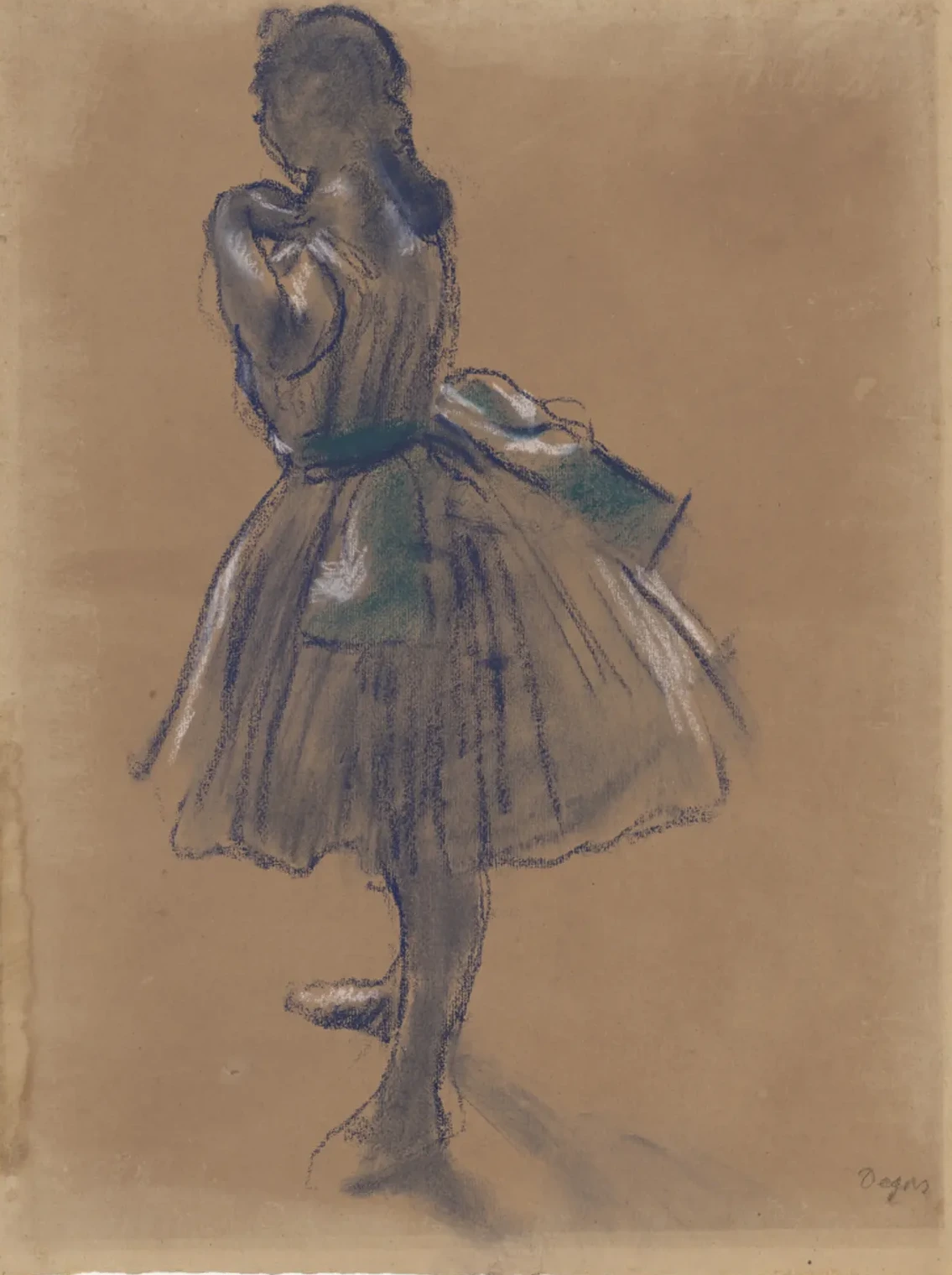 Dancer Adjusting Her Dress, Edgar Degas