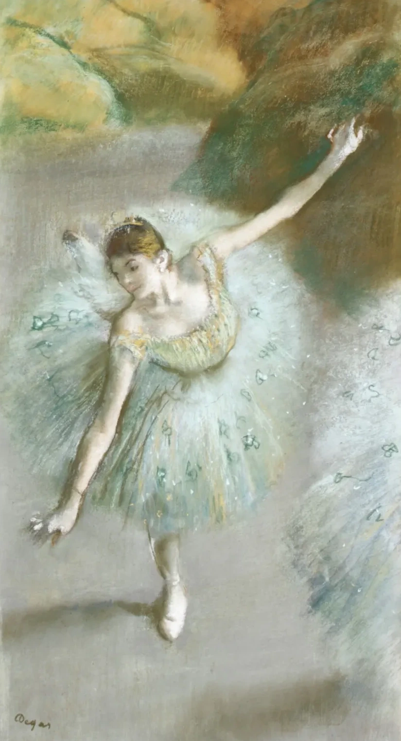 Danseuse en vert, Edgar Degas