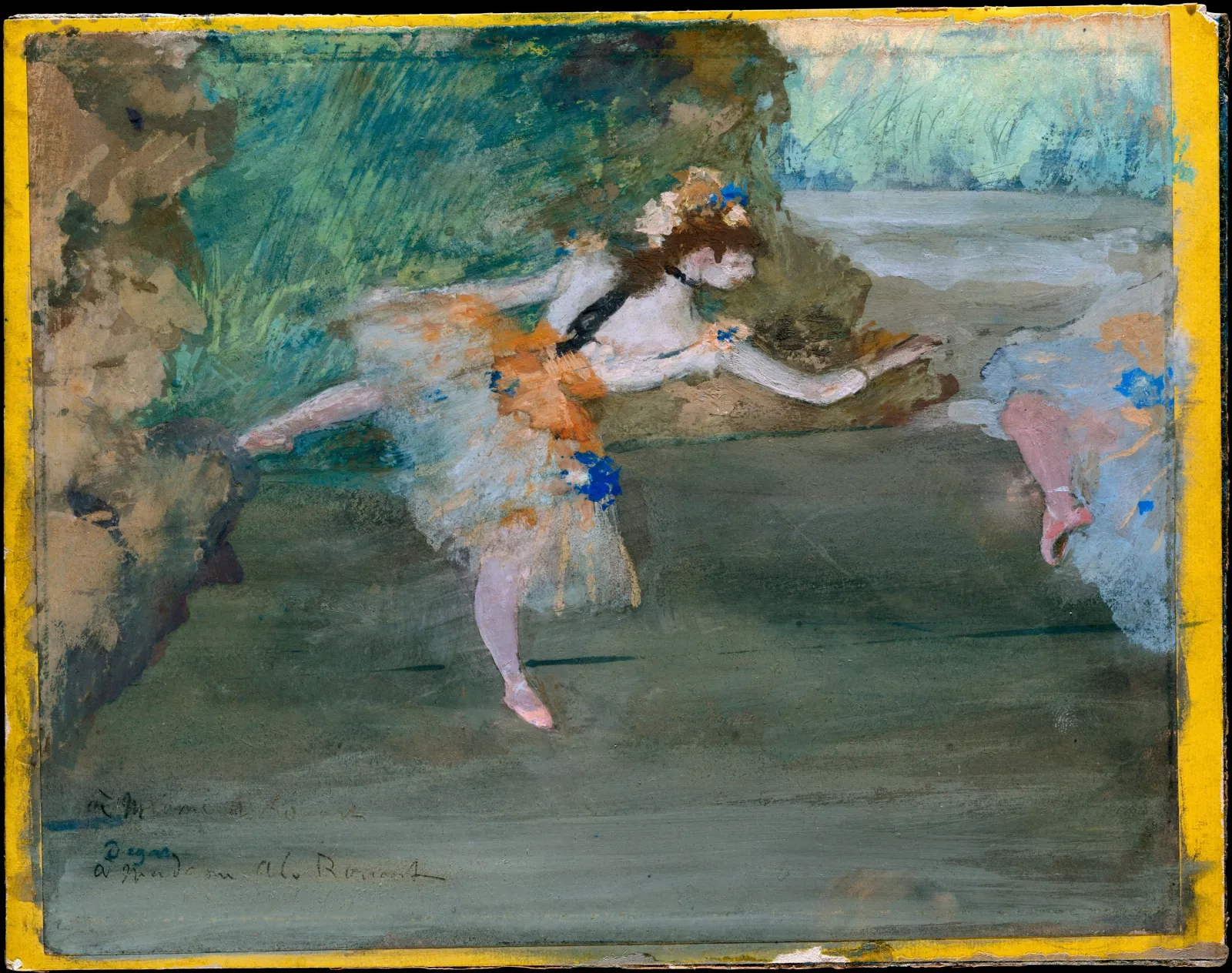 Dancer Onstage, Edgar Degas