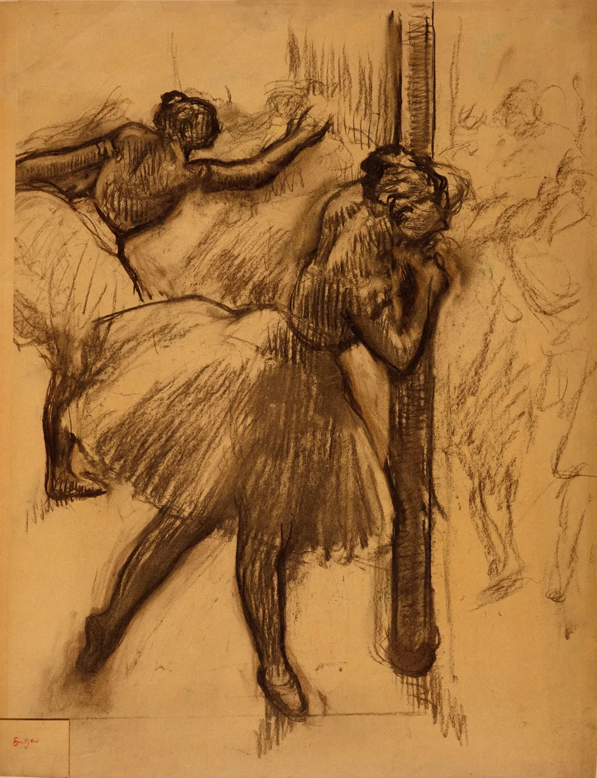 Danseuse, appuyée à une colonne, Edgar Degas
