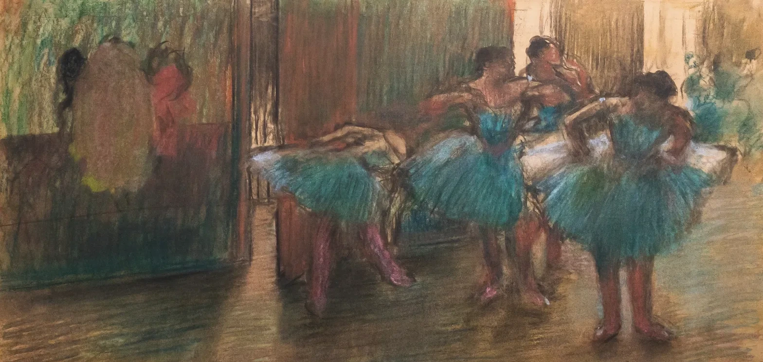 Danseuses au foyer, Edgar Degas