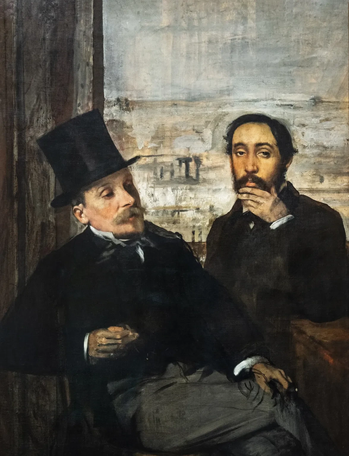 Degas et Évariste de Valernes, Edgar Degas
