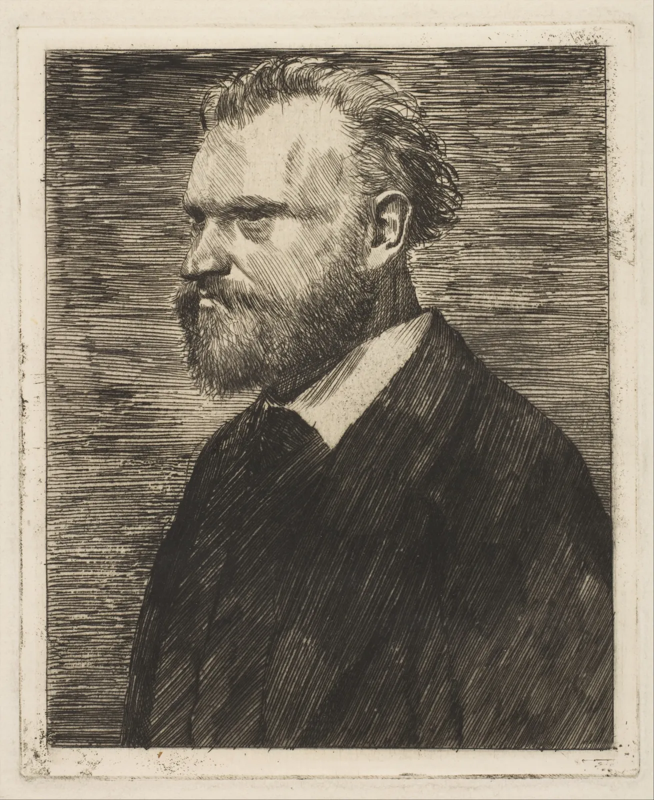 Édouard Manet, Bust-Length Portrait, Edgar Degas