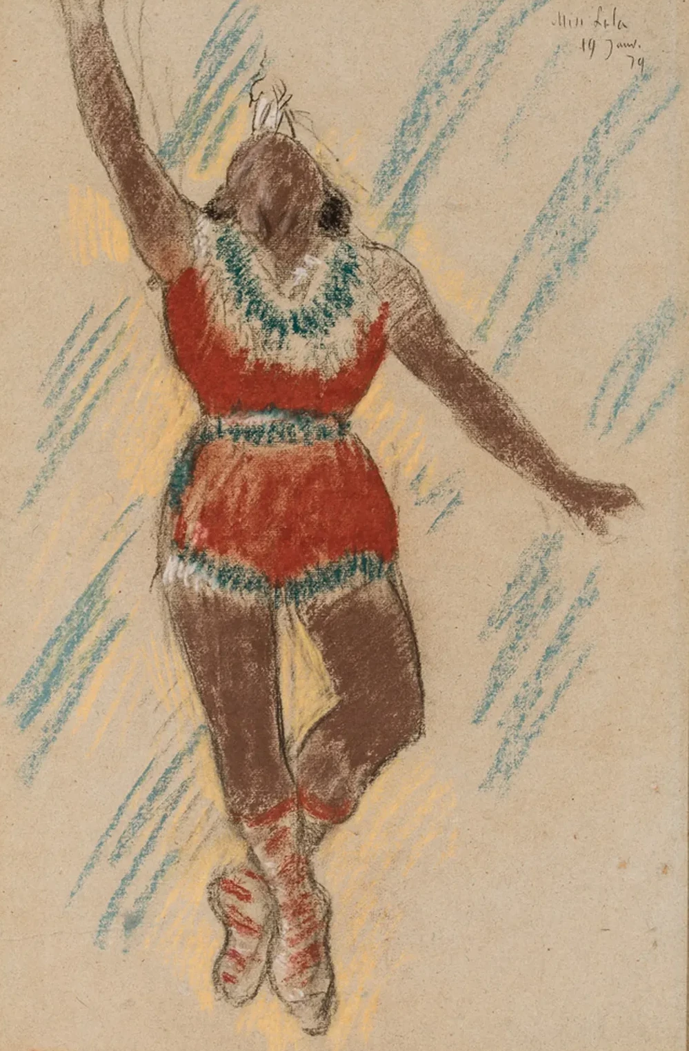 Étude pour miss Lala, Edgar Degas
