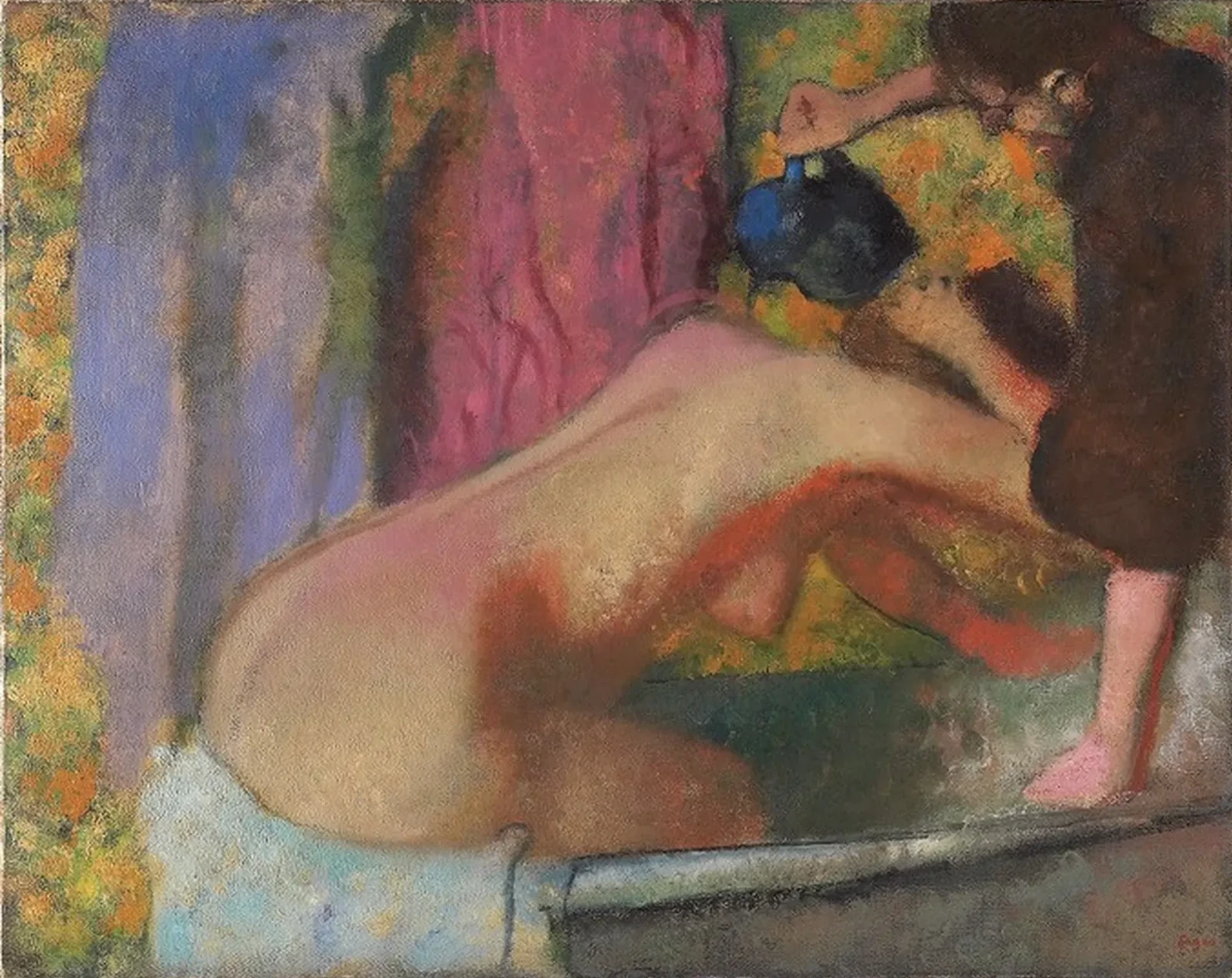 Femme au bain, Edgar Degas