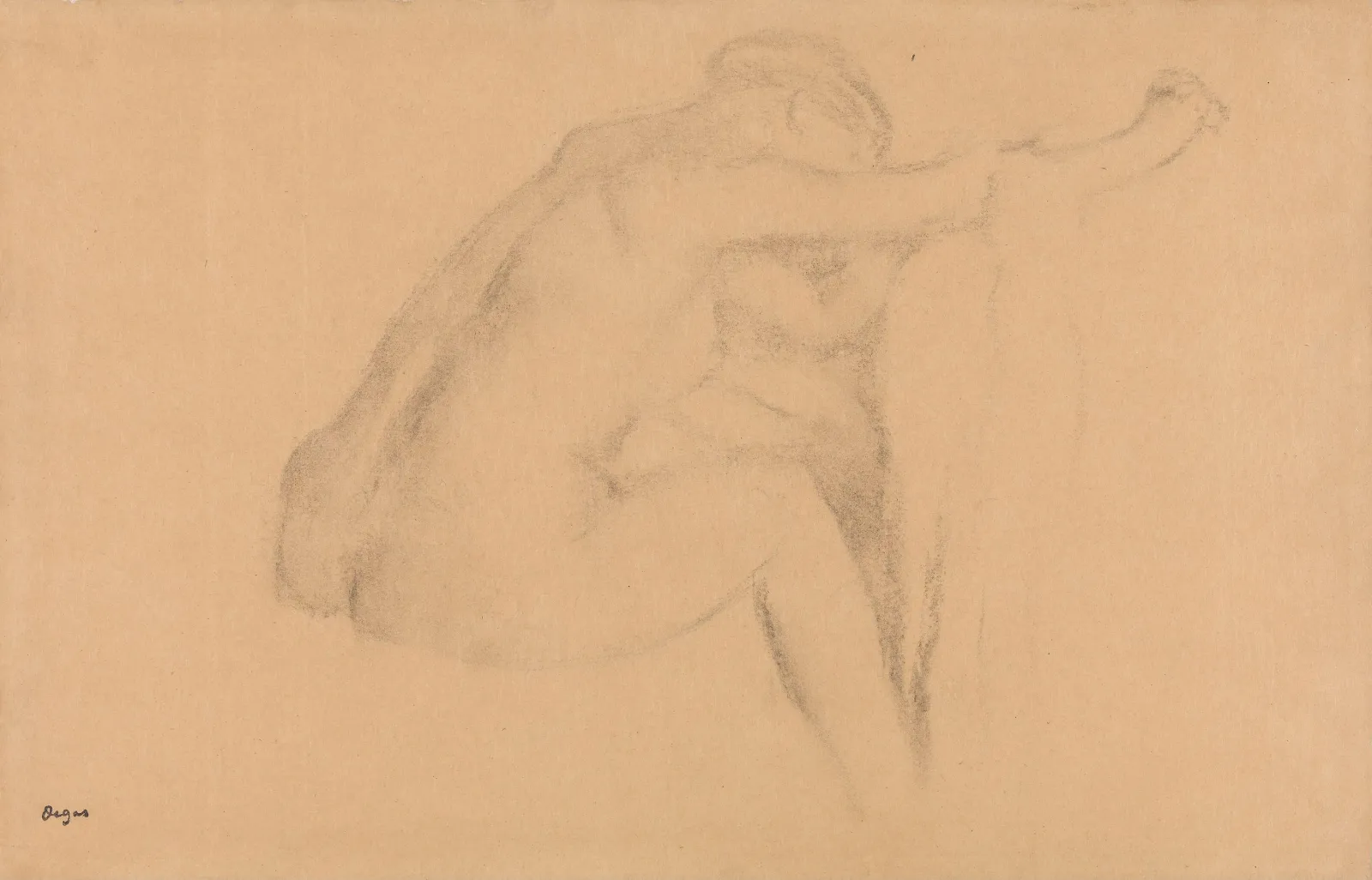 Femme s'essuyant, Edgar Degas