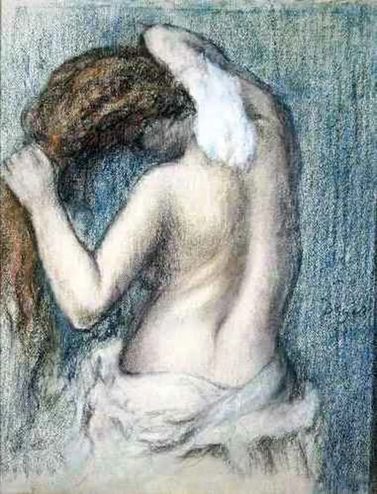 Femme s'essuyant., Edgar Degas