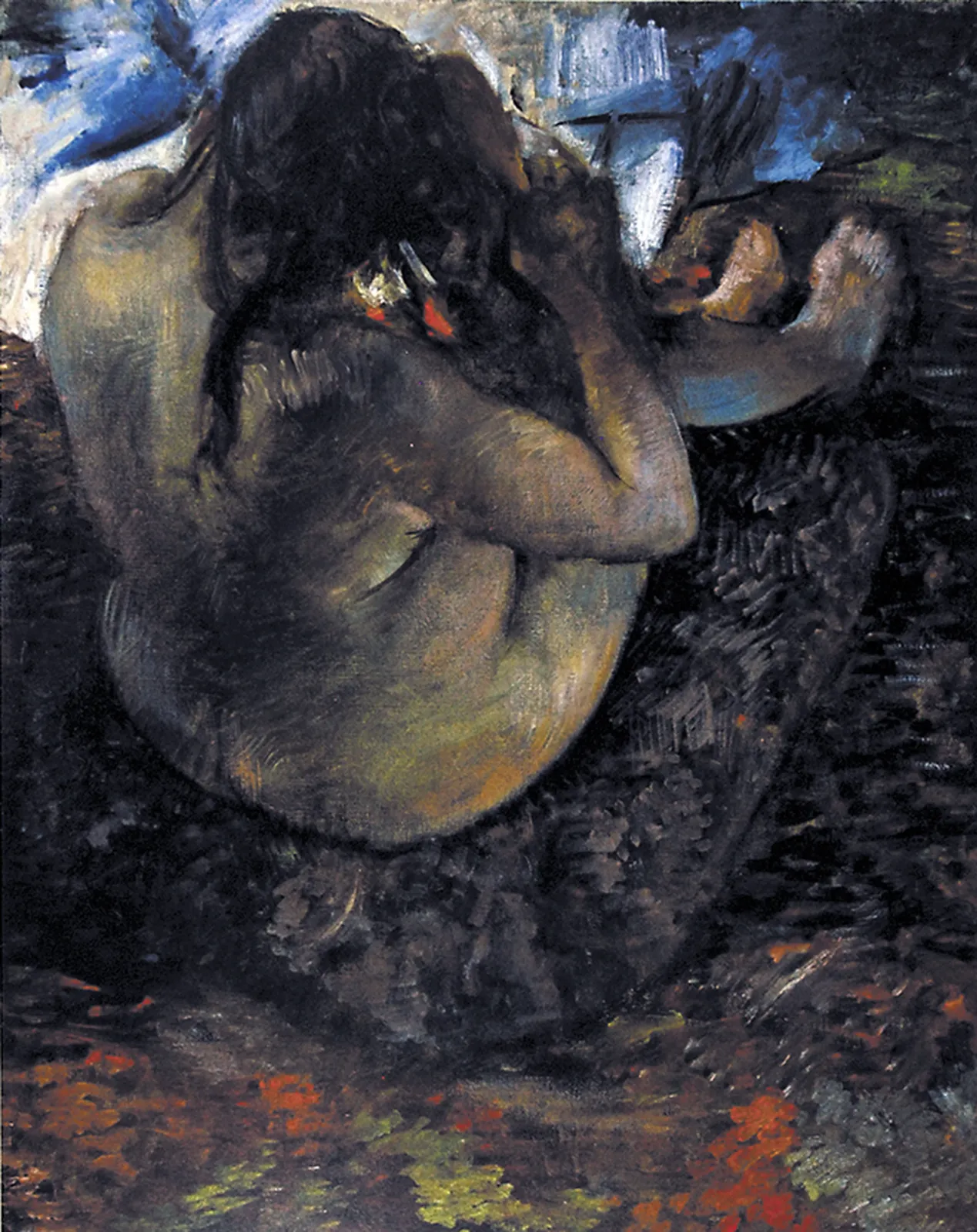 Femme se coiffant, Edgar Degas
