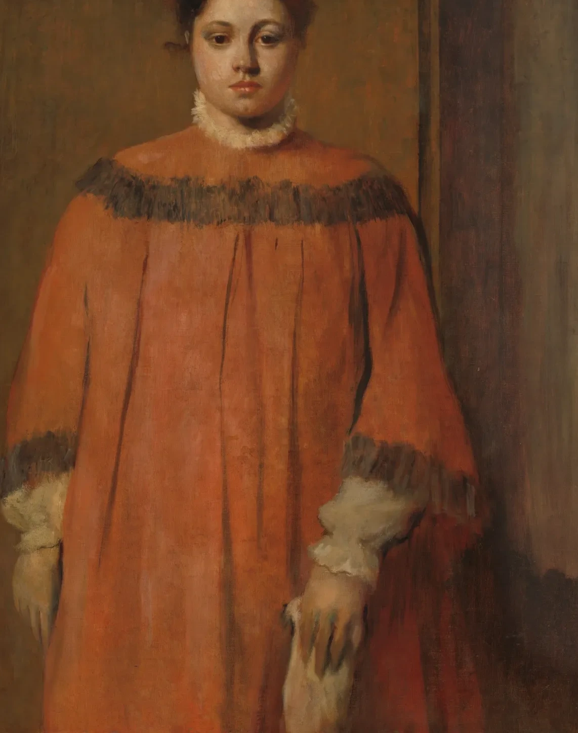 Girl in Red, Edgar Degas