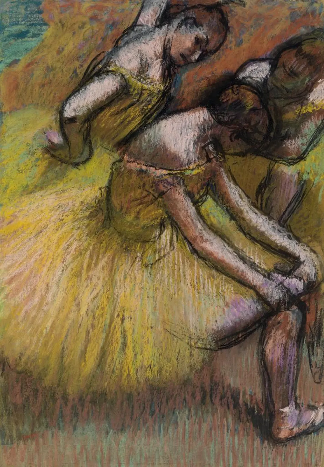 Group of Dancers (Groupe de danseuses), Edgar Degas