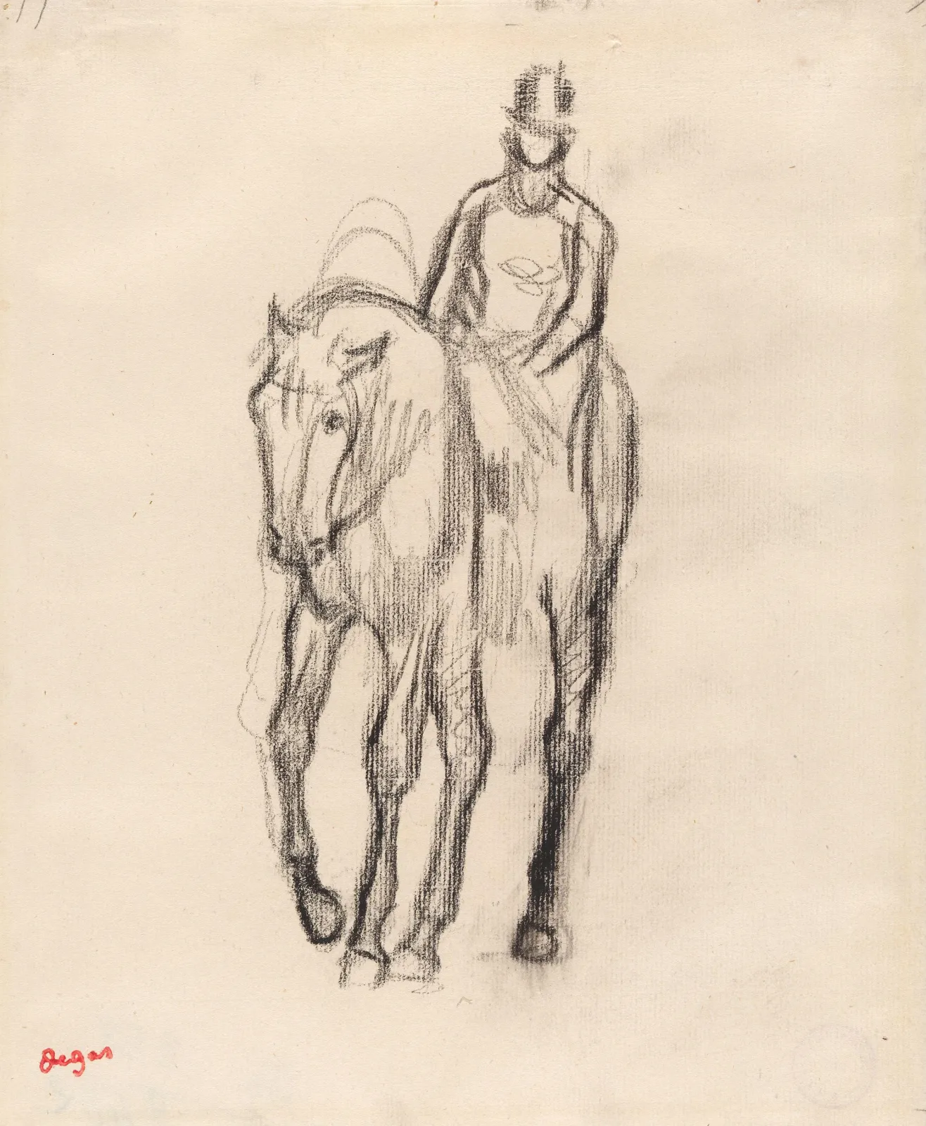 Horseman, Edgar Degas