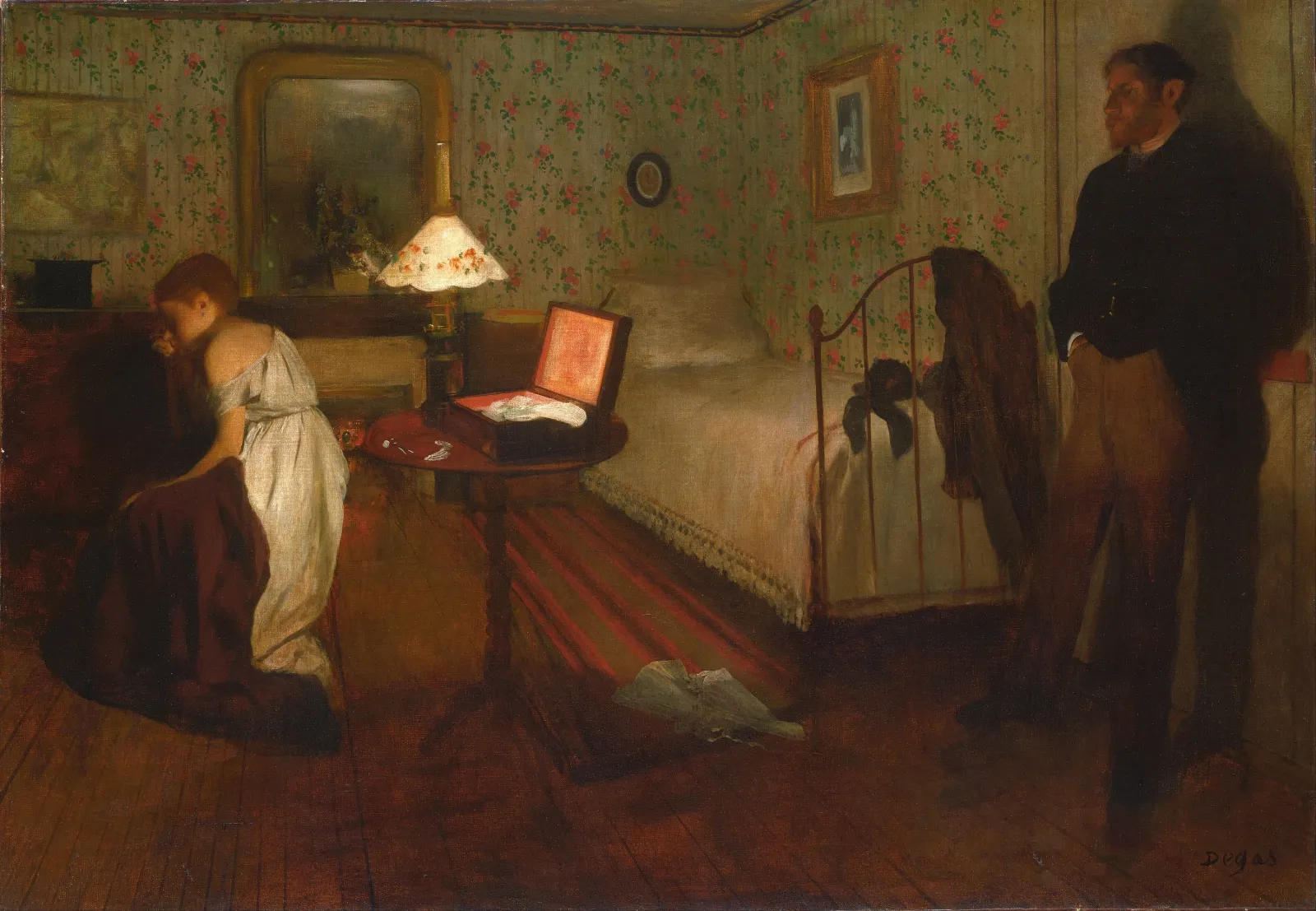 Intérieur, Edgar Degas