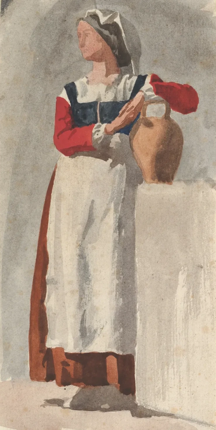 Italian Woman, Edgar Degas